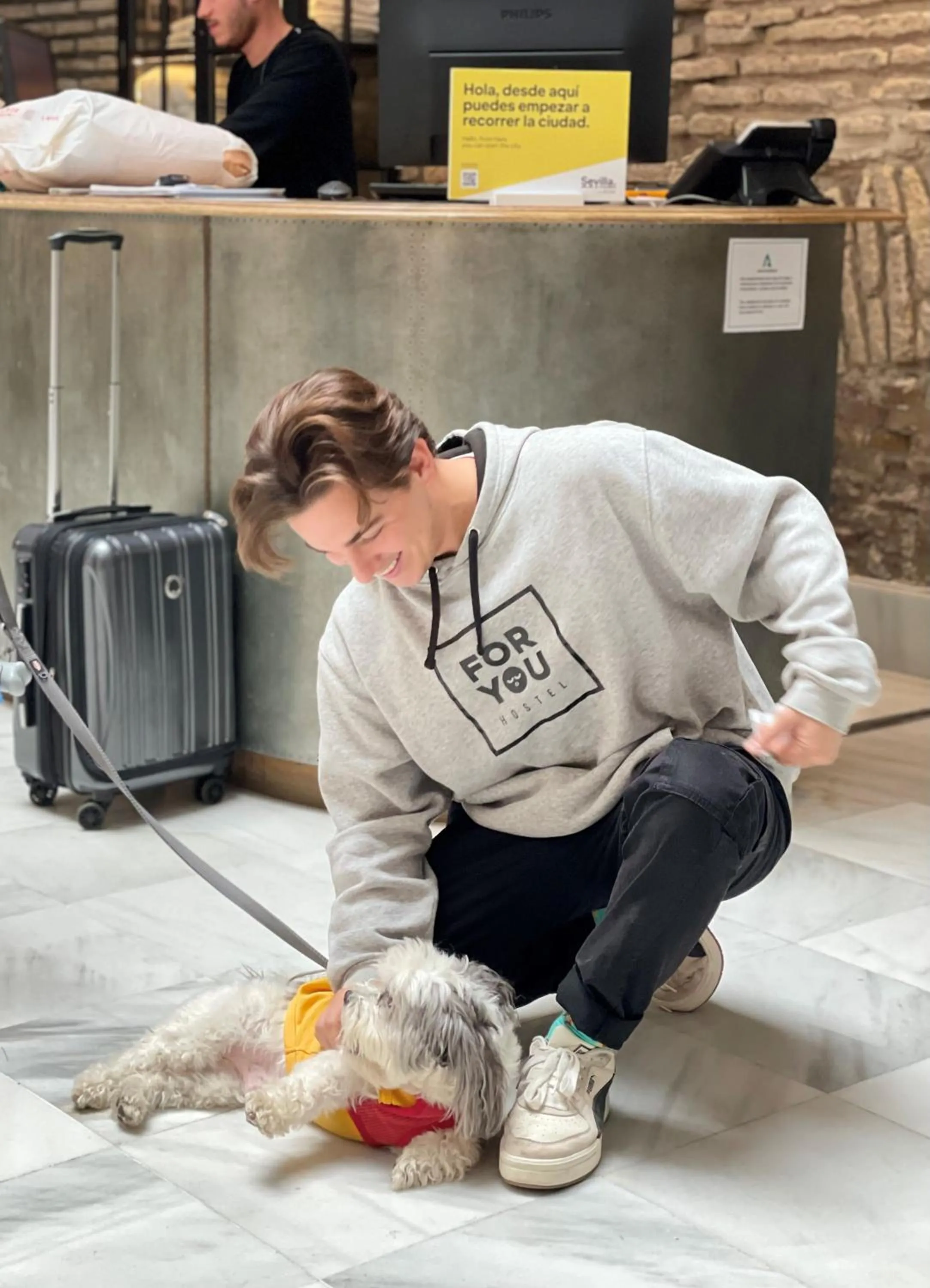 Patio in U-Sense For You Hostel Sevilla