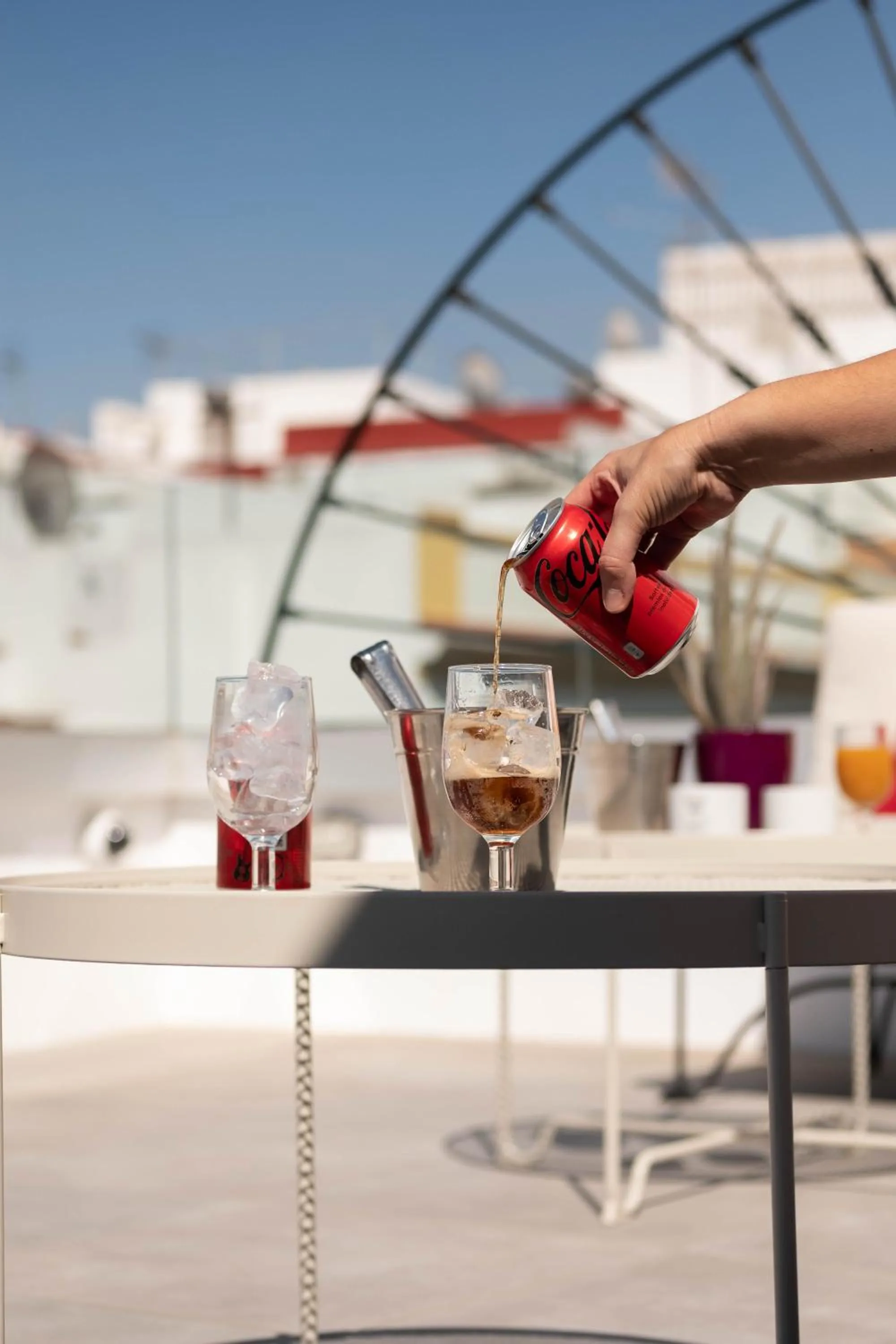 Balcony/Terrace in U-Sense For You Hostel Sevilla