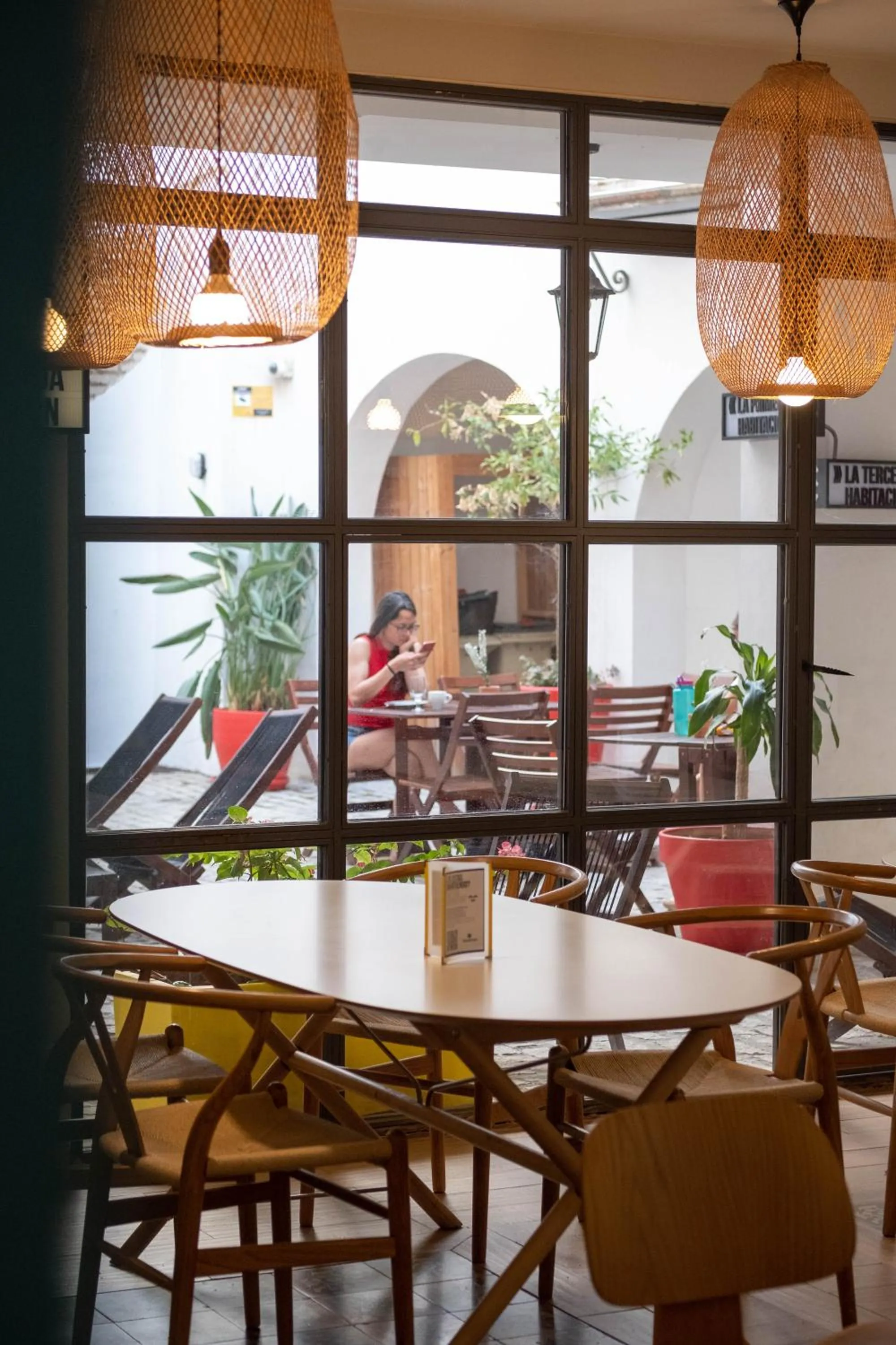 Patio in U-Sense For You Hostel Sevilla