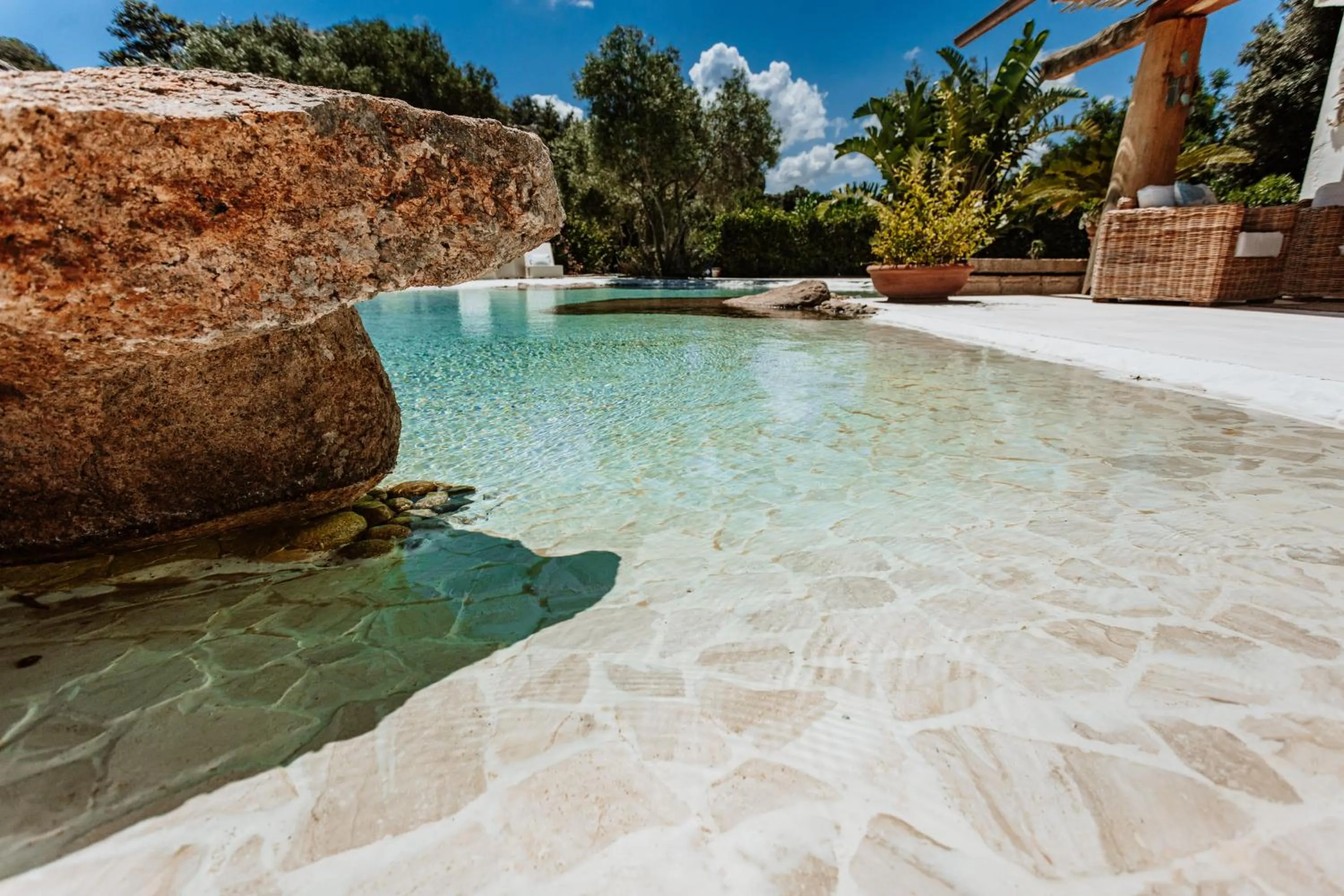Patio in Hotel Pulicinu