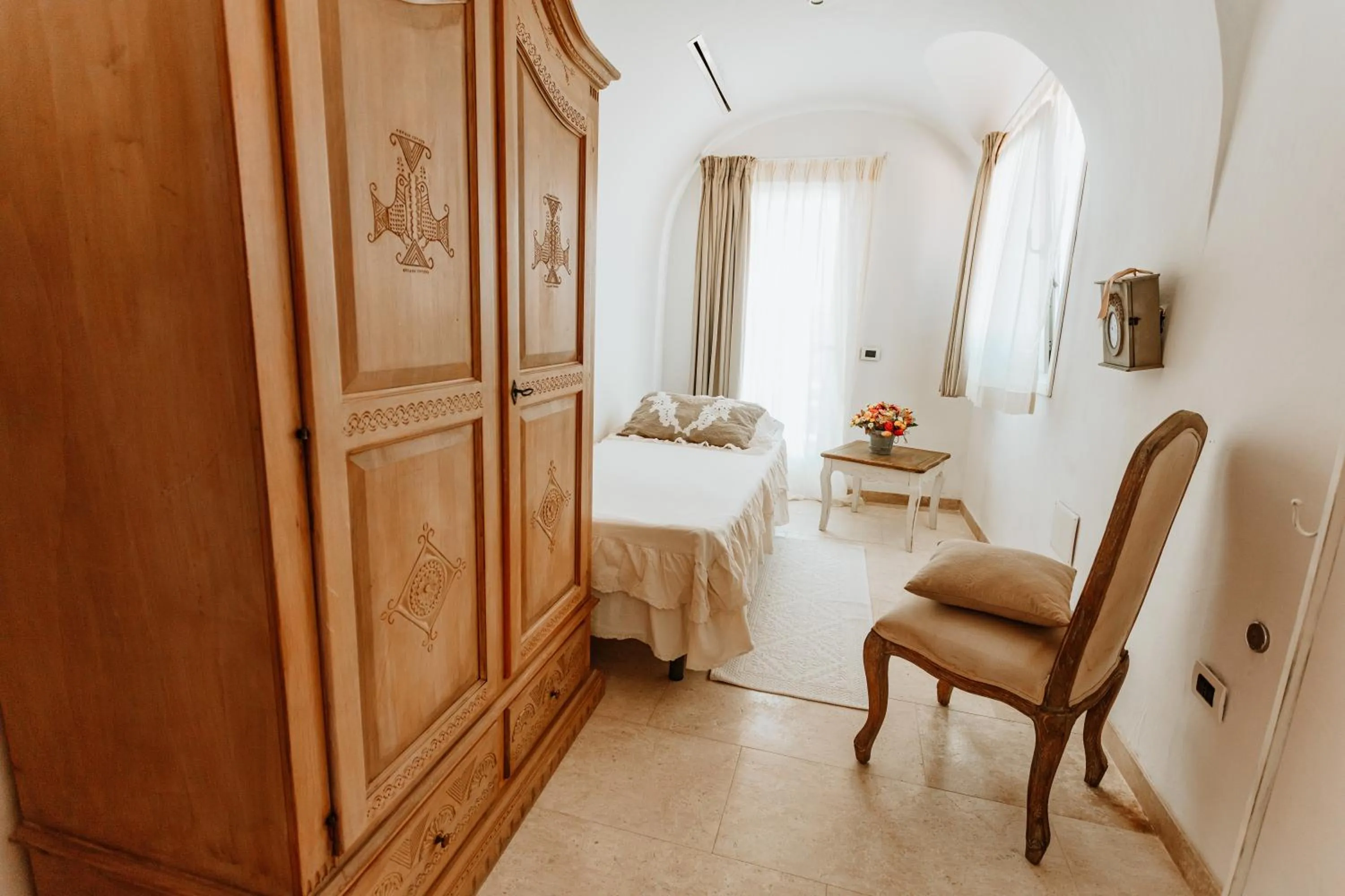 Bed in Hotel Pulicinu