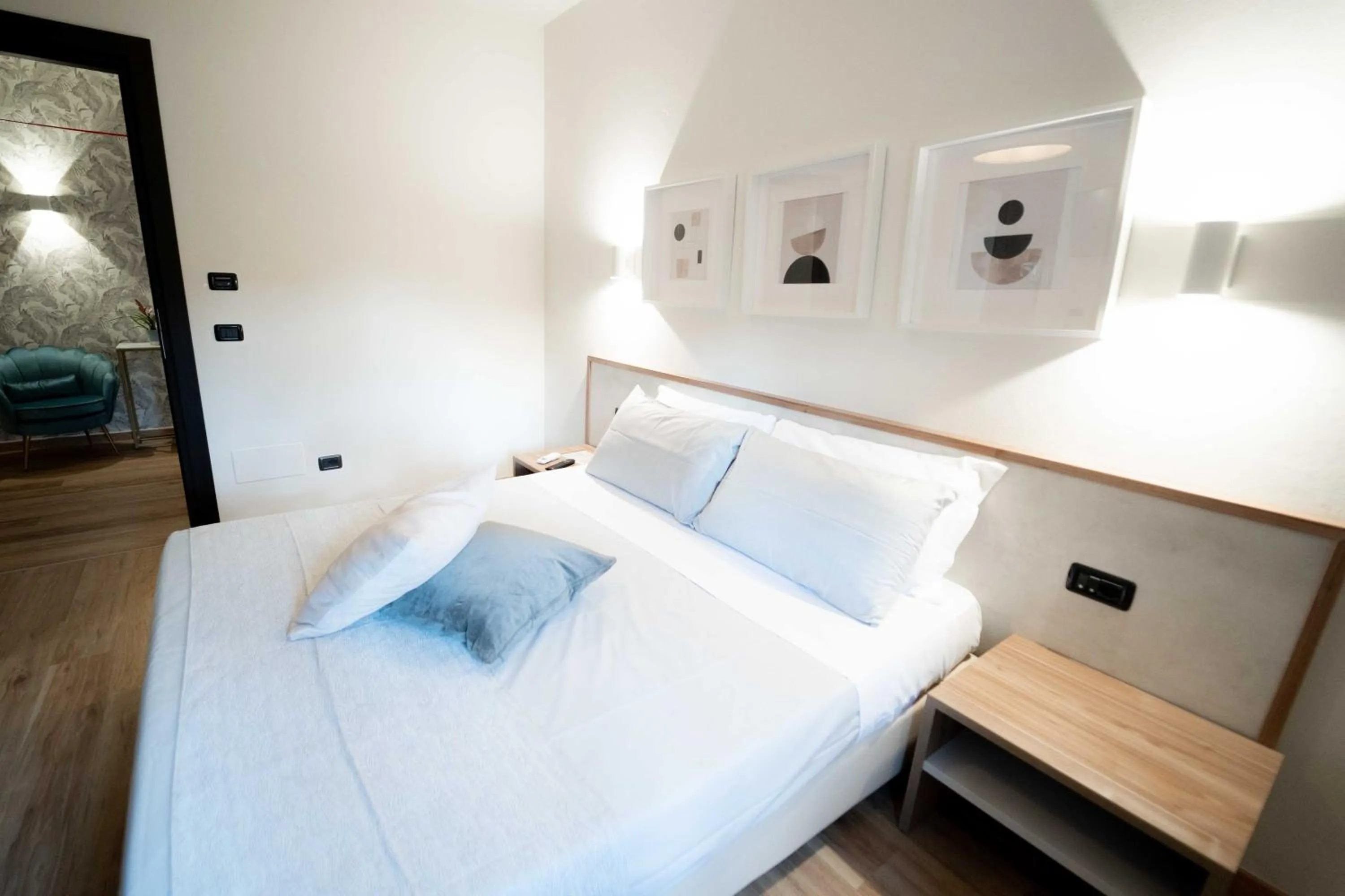 Photo of the whole room, Bed in EcoHotel Ristorante Milano