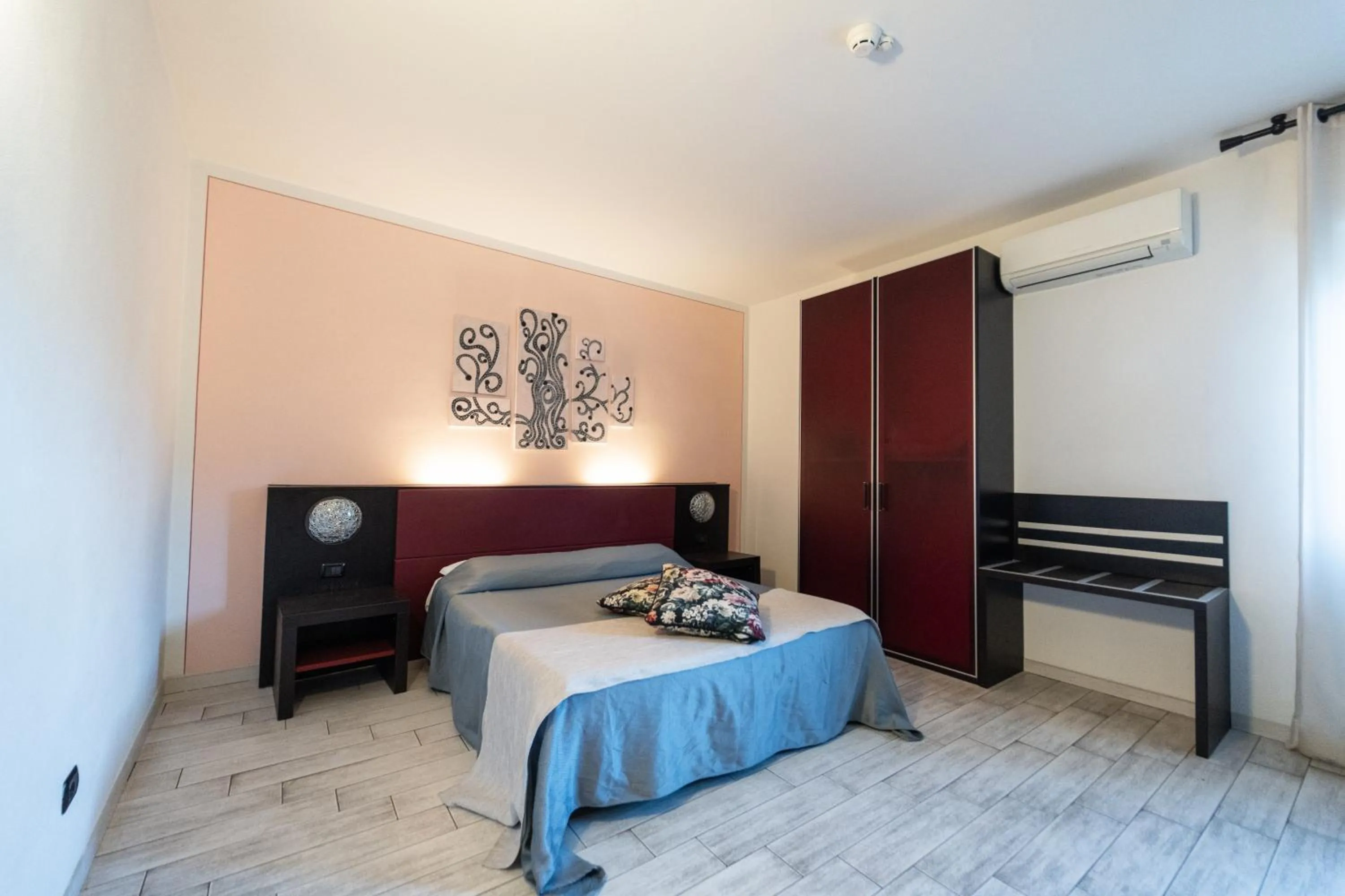 Bedroom, Bed in EcoHotel Ristorante Milano