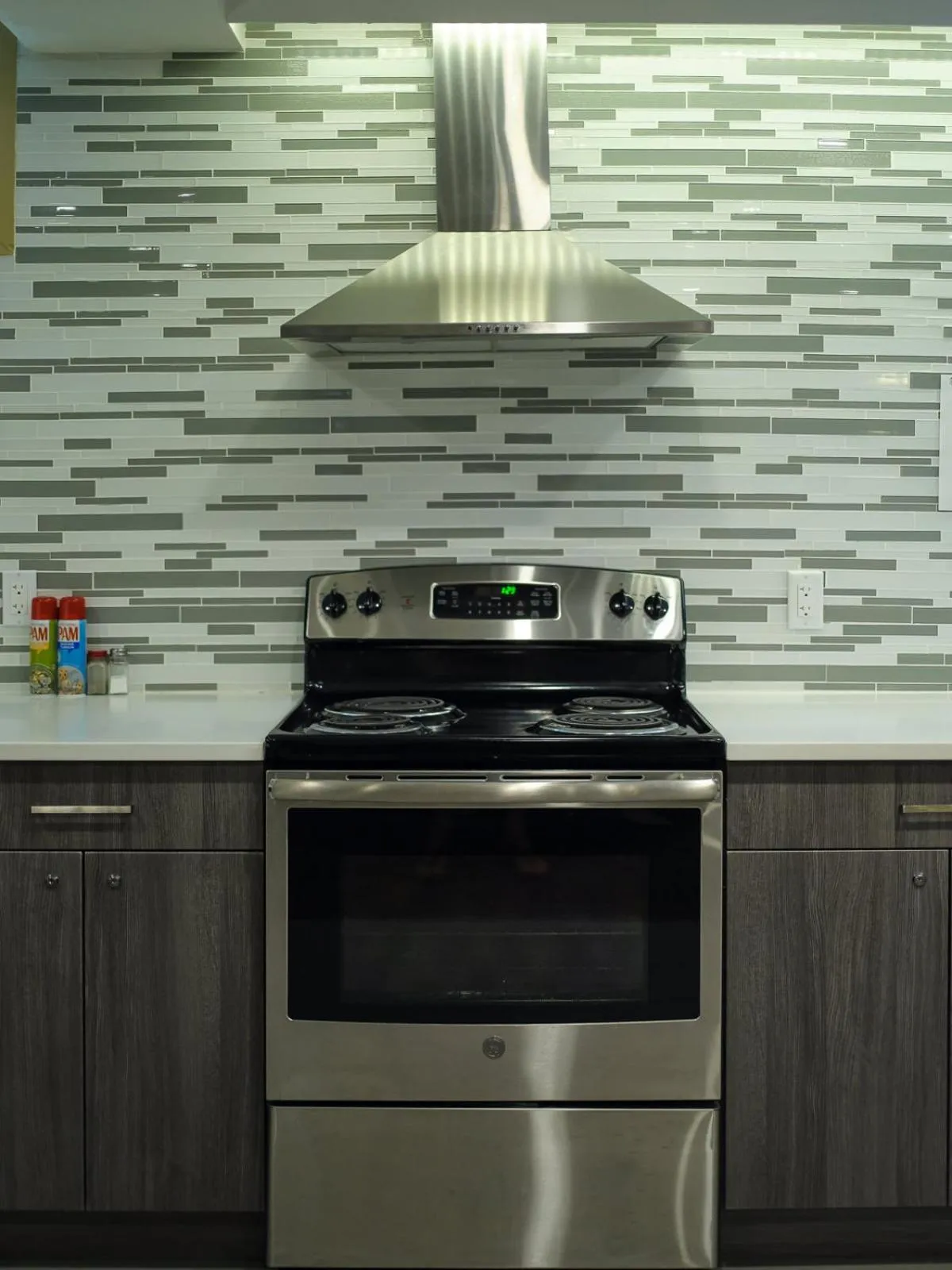 Communal kitchen in Fernie Fox Hotel