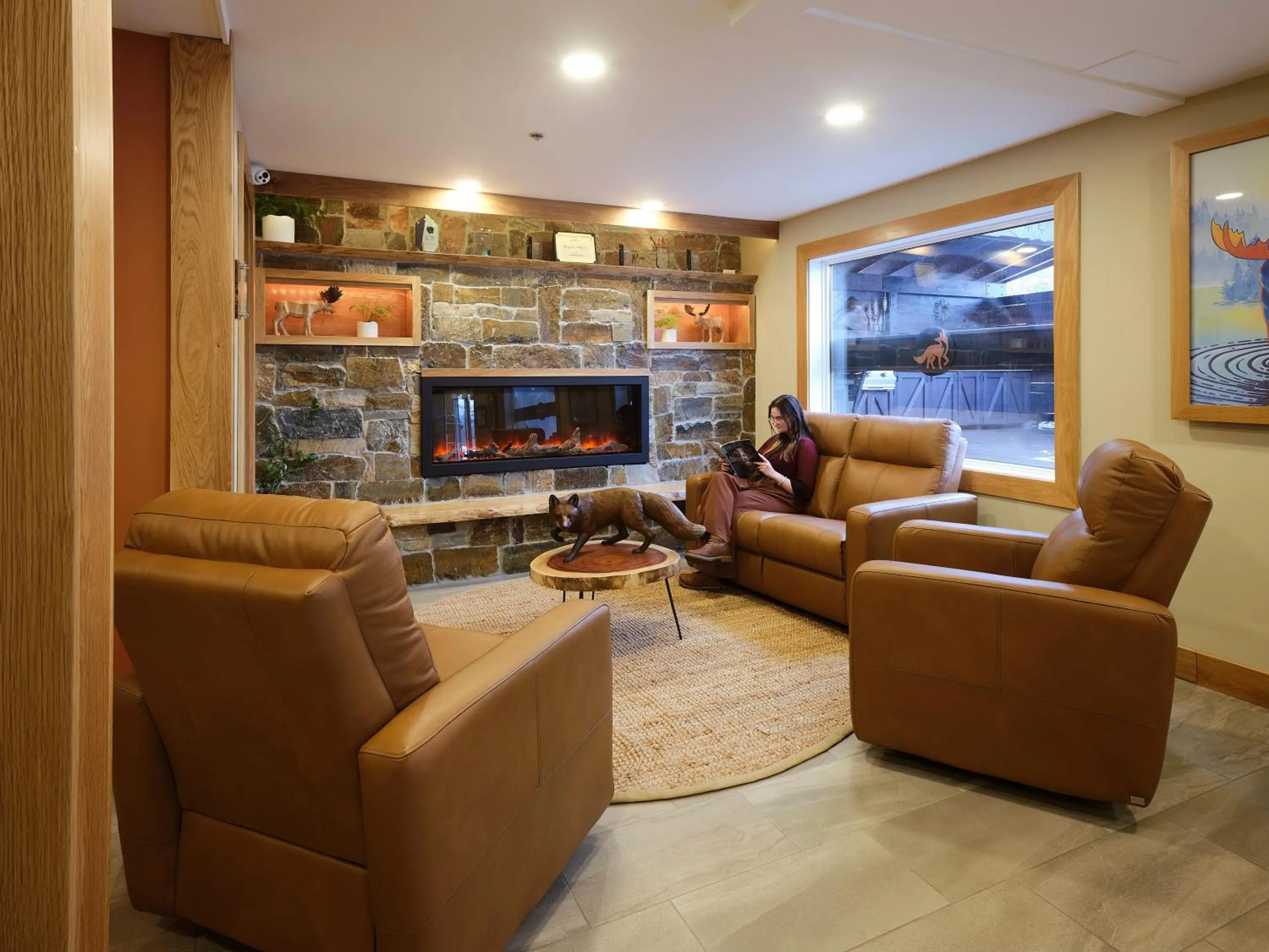 Lobby or reception in Fernie Fox Hotel