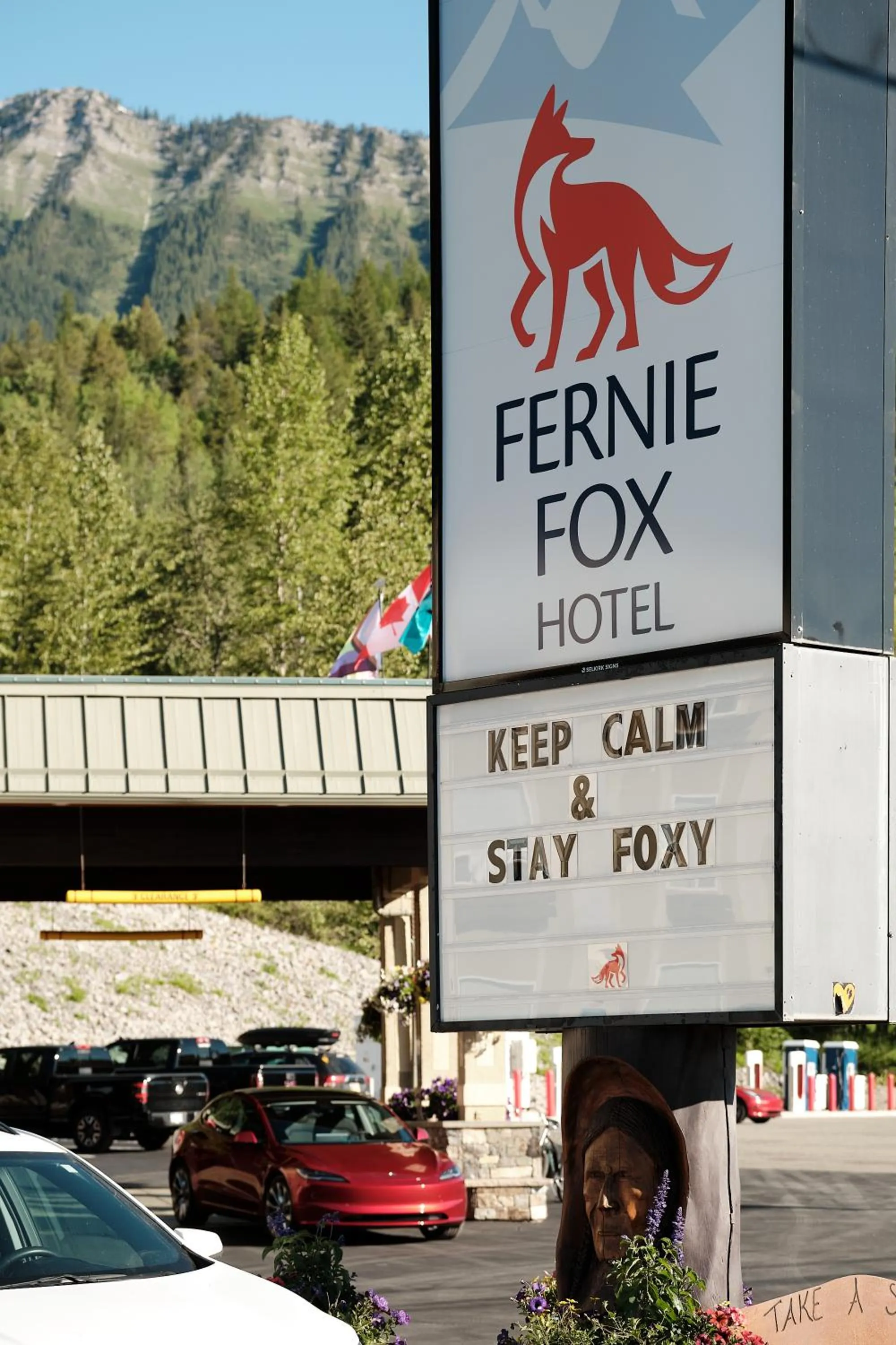 Facade/entrance in Fernie Fox Hotel