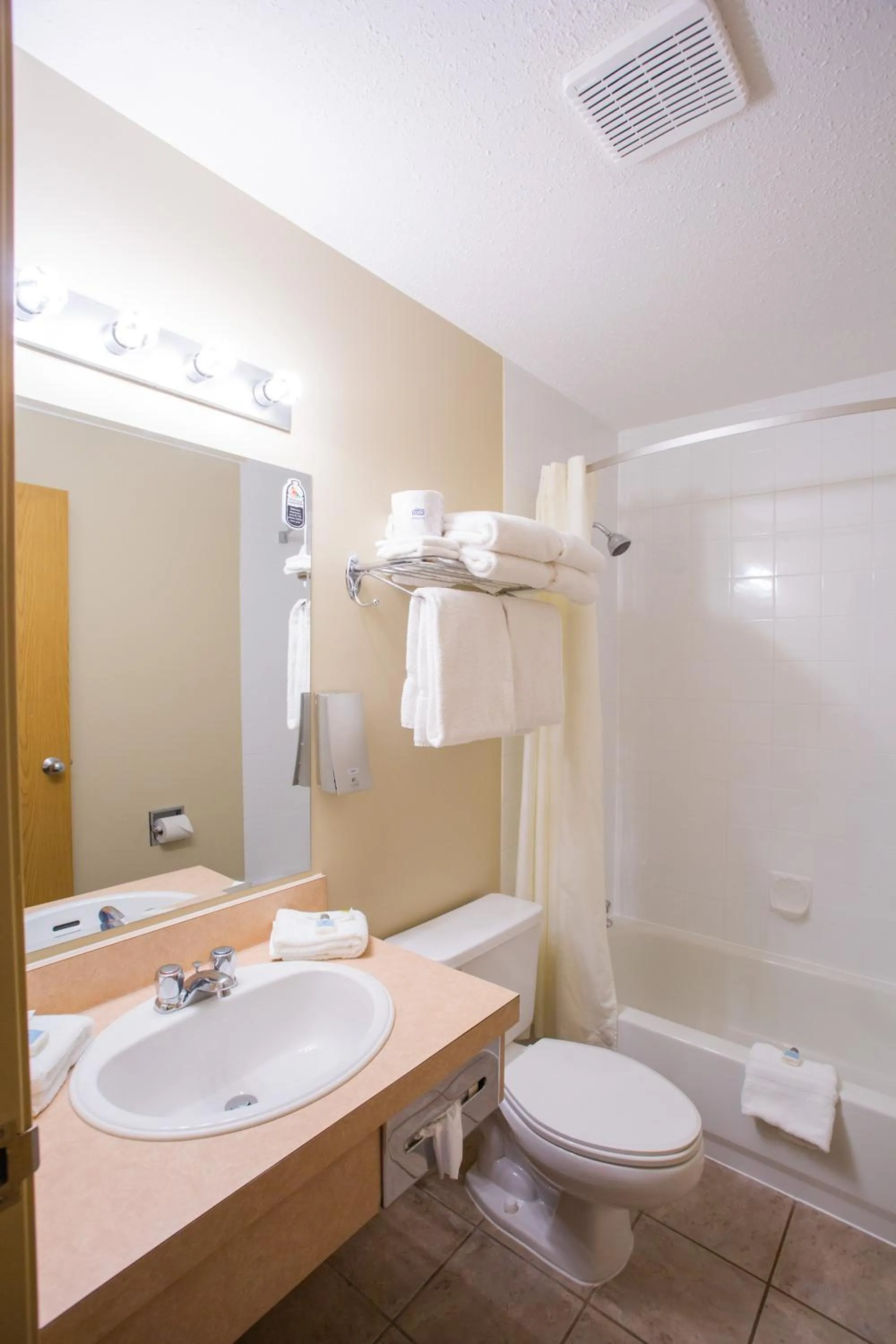 Shower in Fernie Fox Hotel