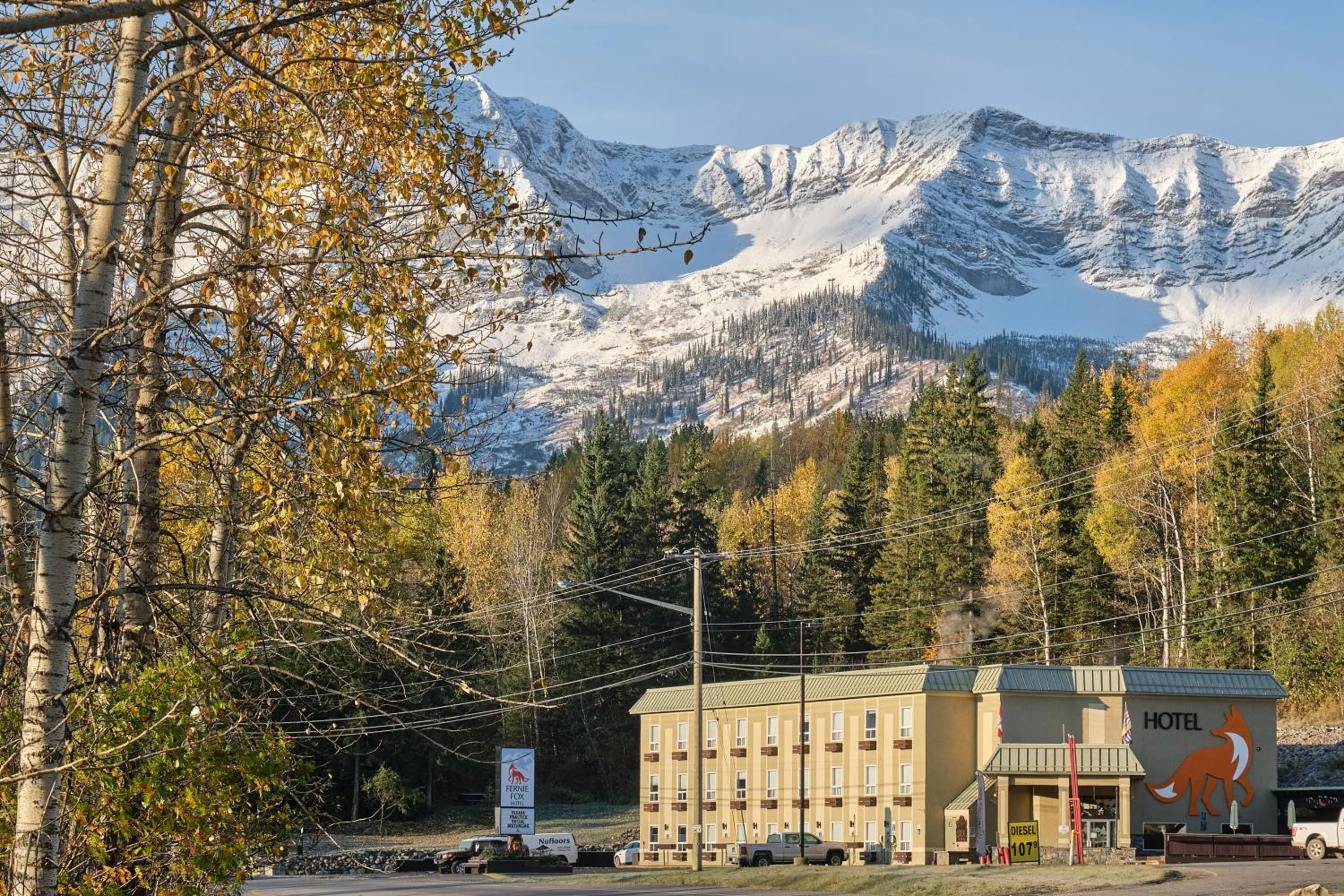 Property building in Fernie Fox Hotel