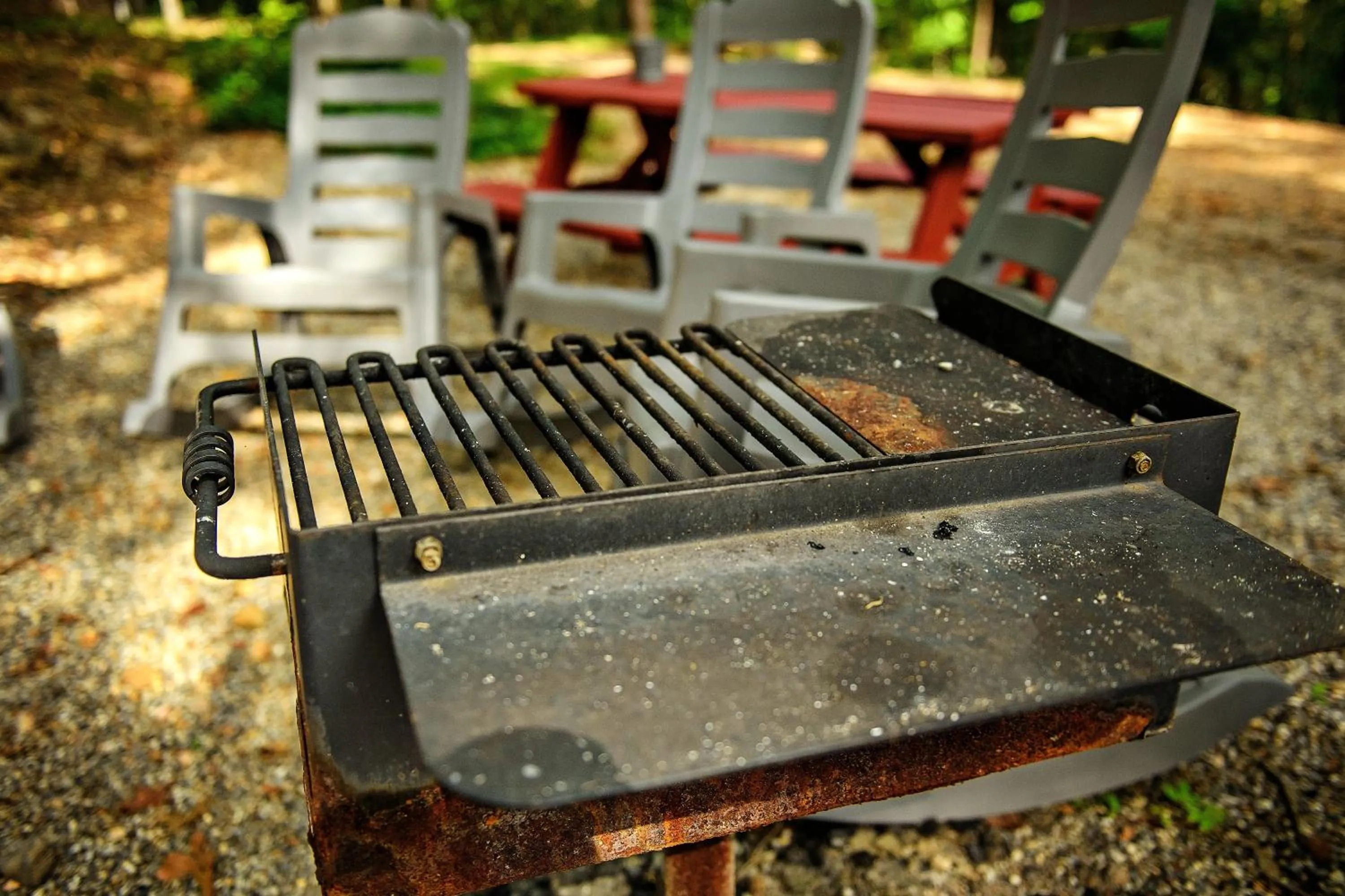 BBQ facilities in The Codex - Parker Creek Bend Cabins