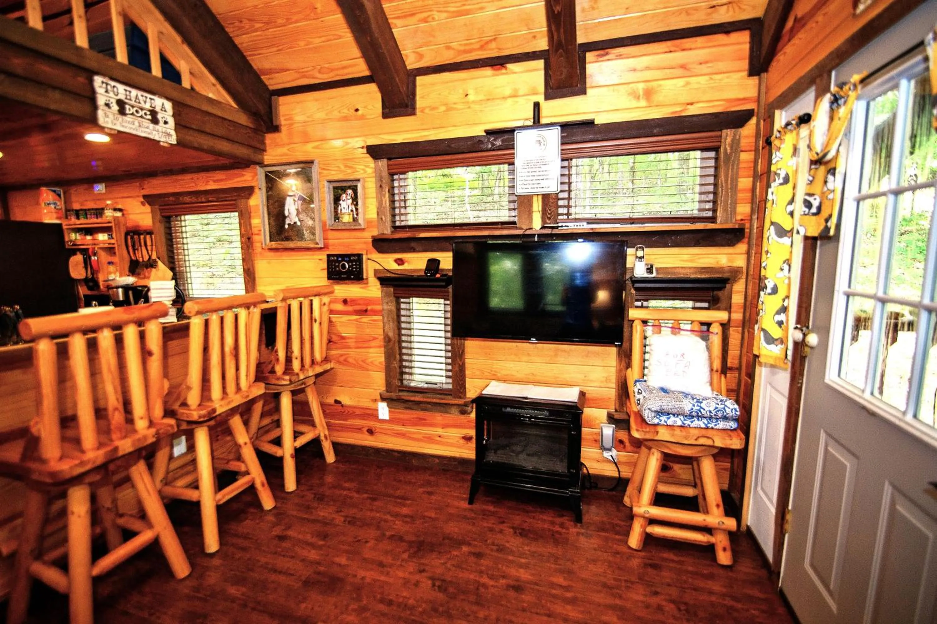 TV and multimedia in The Codex - Parker Creek Bend Cabins