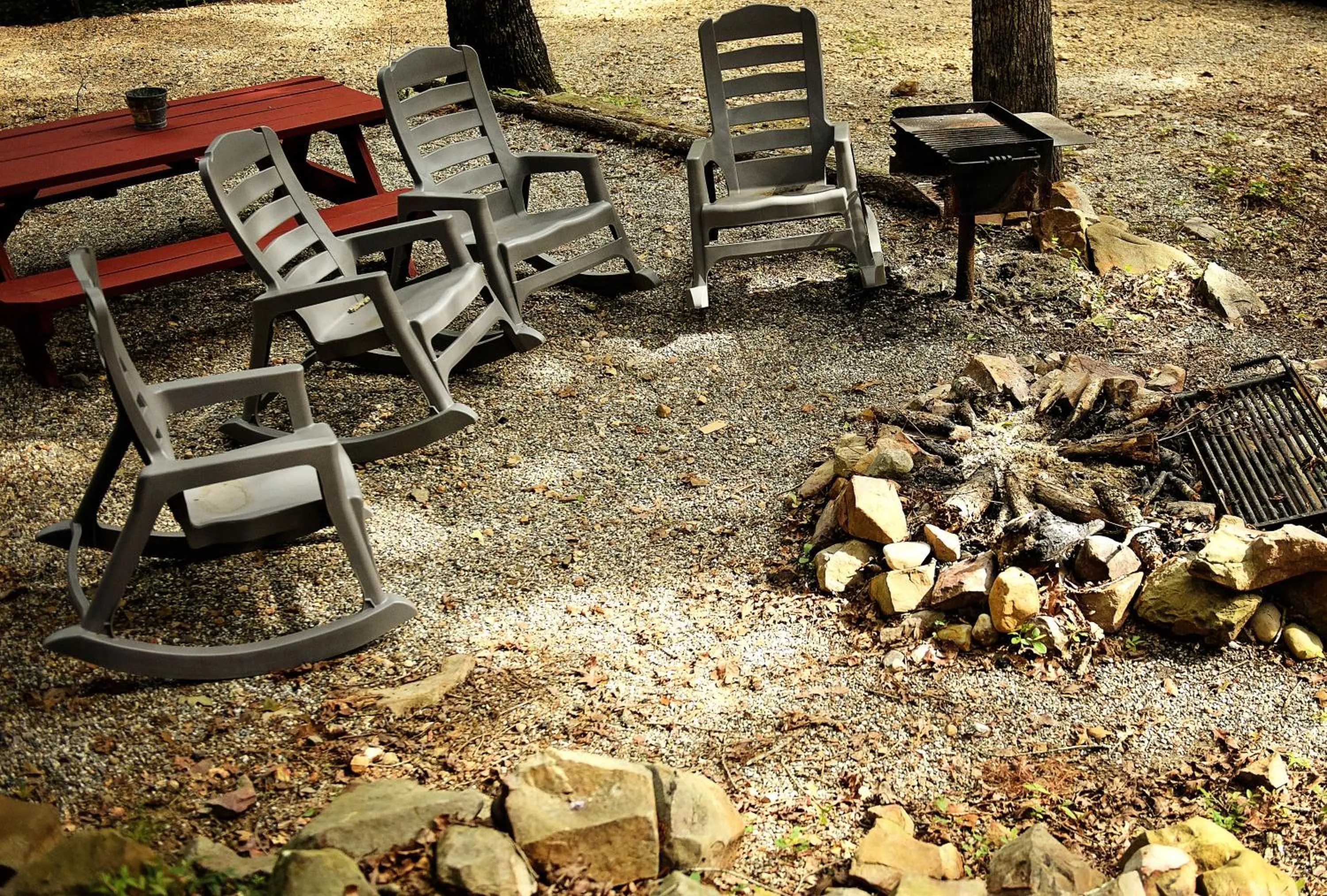 BBQ facilities in The Codex - Parker Creek Bend Cabins