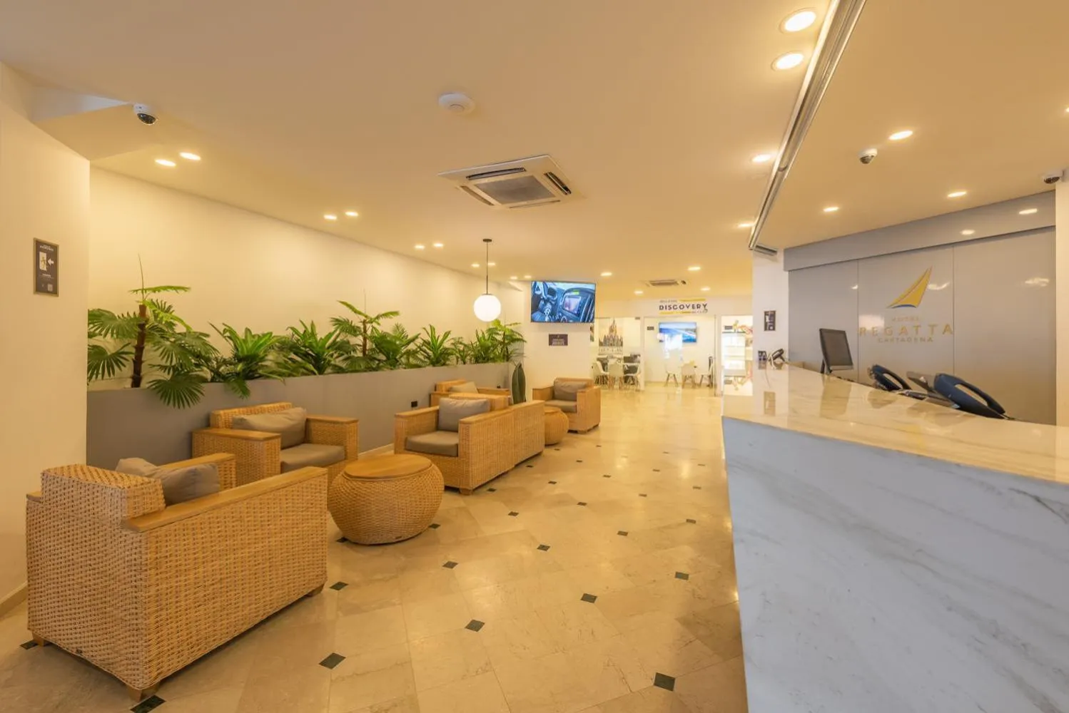 Lobby or reception in Hotel Regatta Cartagena