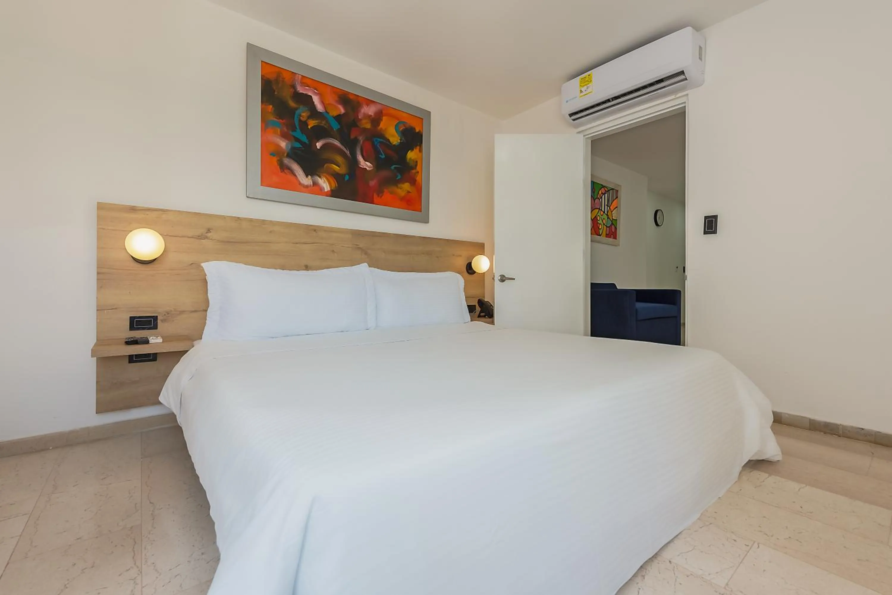 Bed in Hotel Regatta Cartagena