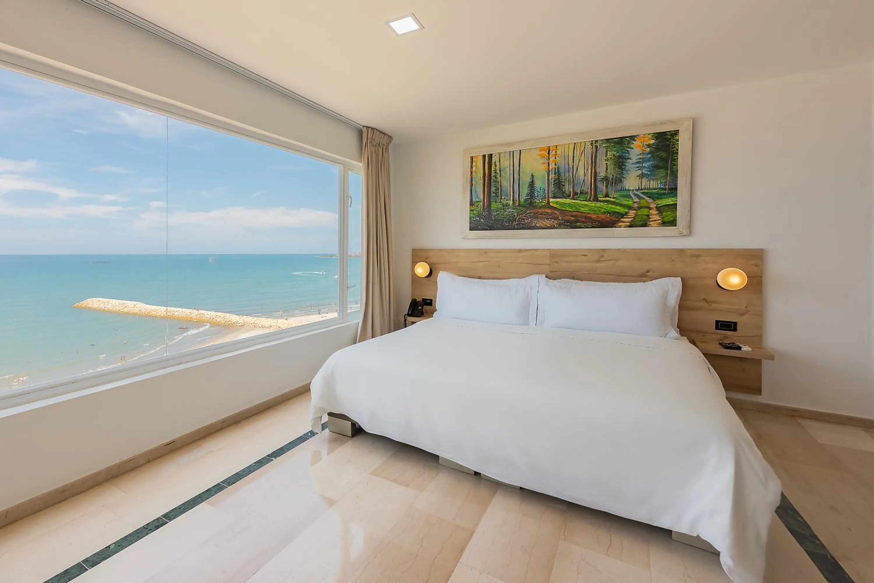 Bed in Hotel Regatta Cartagena