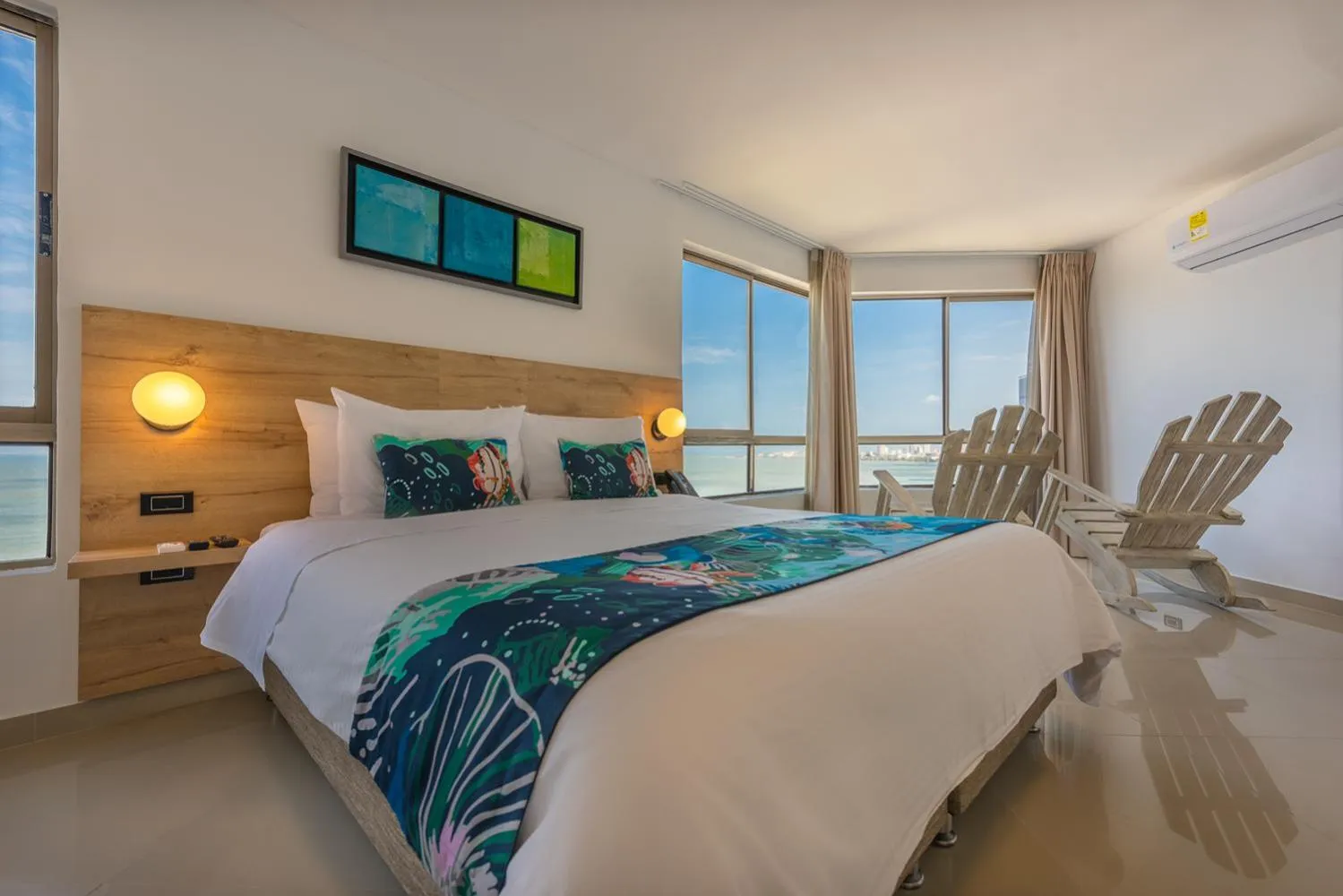 Bed in Hotel Regatta Cartagena