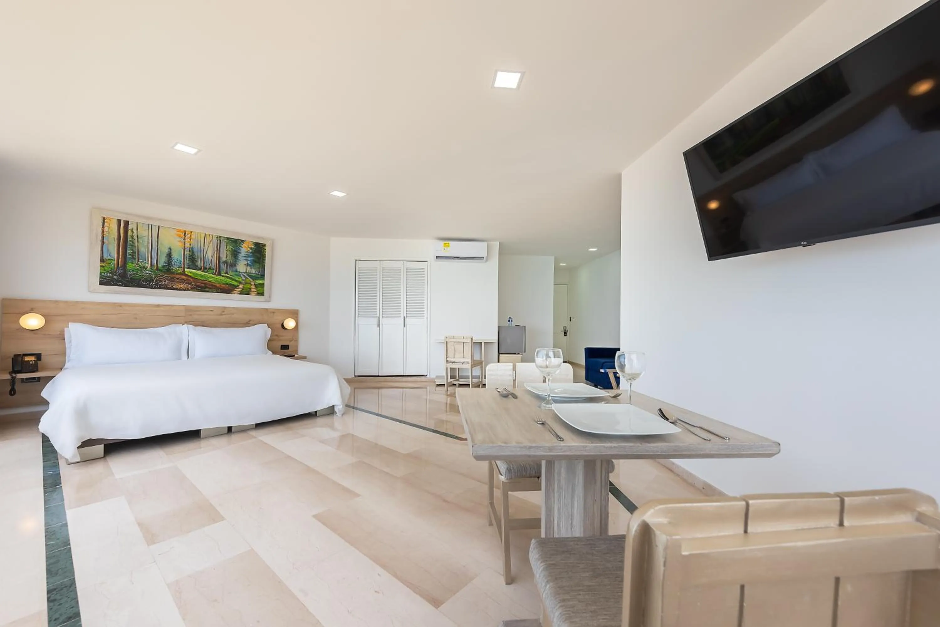 Bed in Hotel Regatta Cartagena