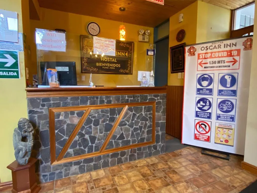 Lobby or reception in Hostal Oscar Inn
