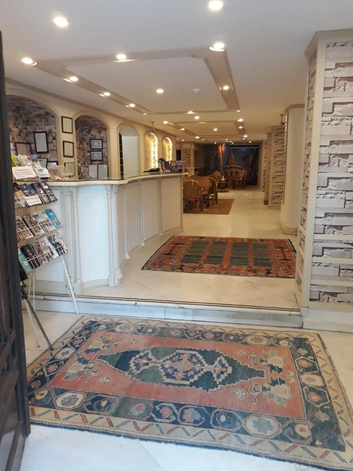 Lobby or reception in Hali Hotel