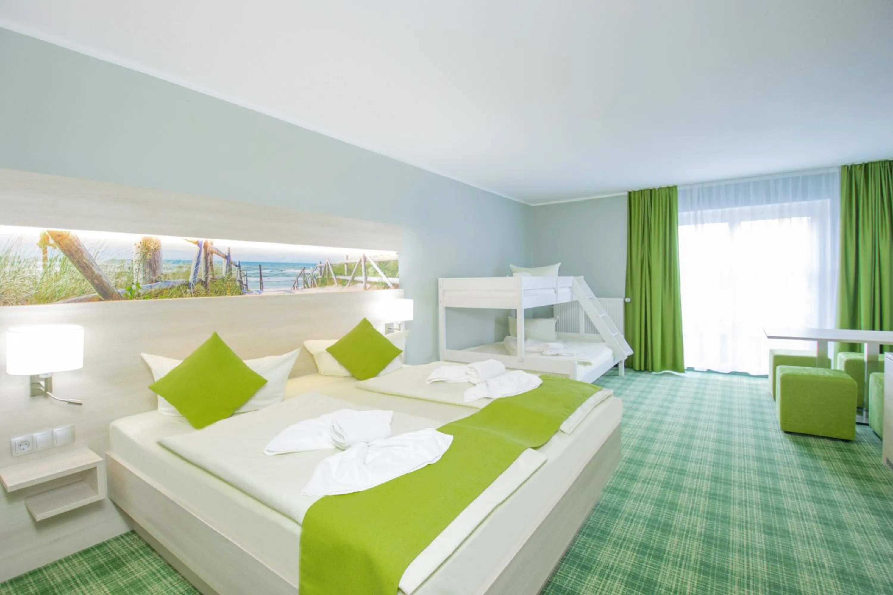 Photo of the whole room, Bed in Inselhotel Poel