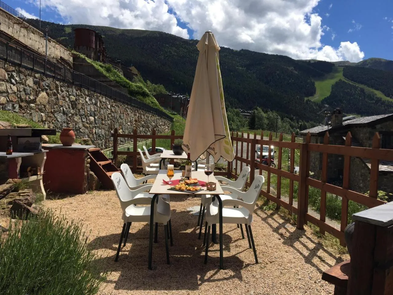 Balcony/Terrace in Hotel Roc de St Miquel & Apartment