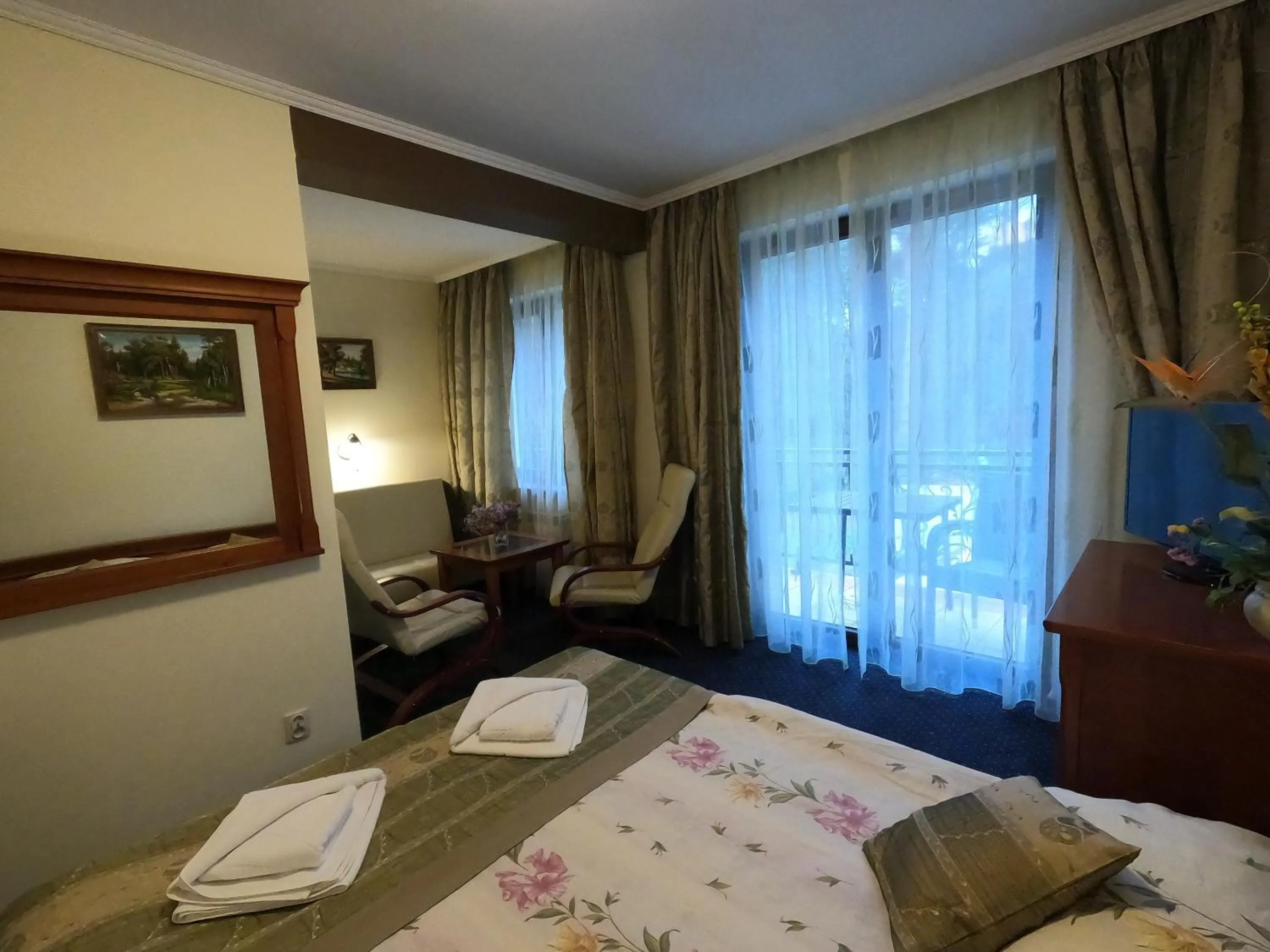 Bed in Hotel Spinaker