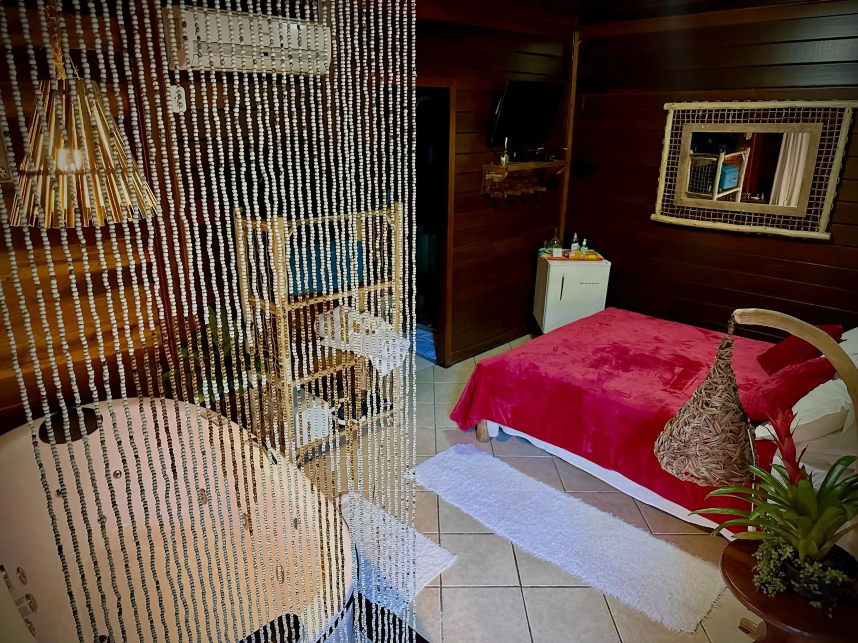 TV and multimedia, Bed in Pousada Riacho Dos Cambucas