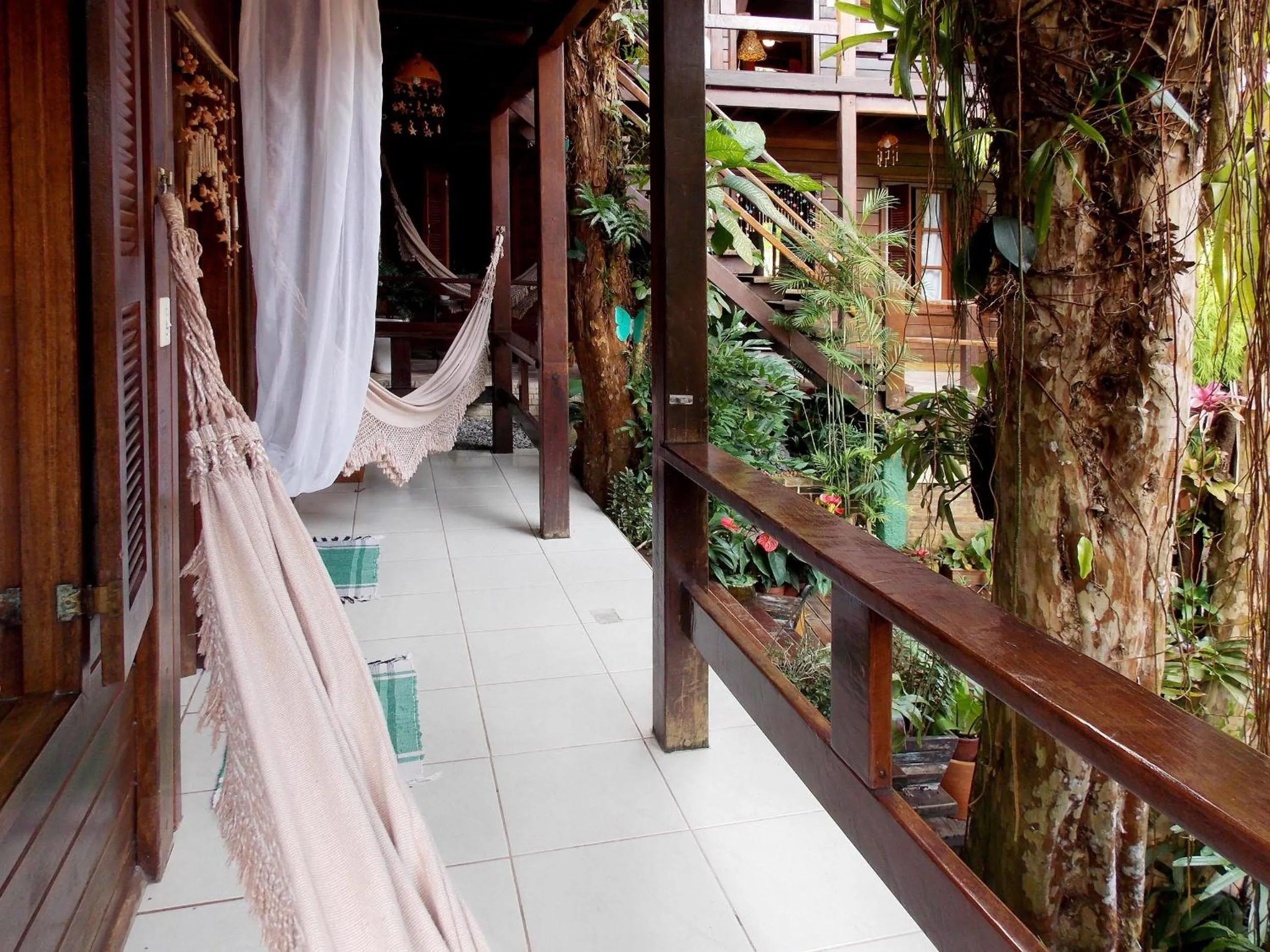 Balcony/Terrace in Pousada Riacho Dos Cambucas