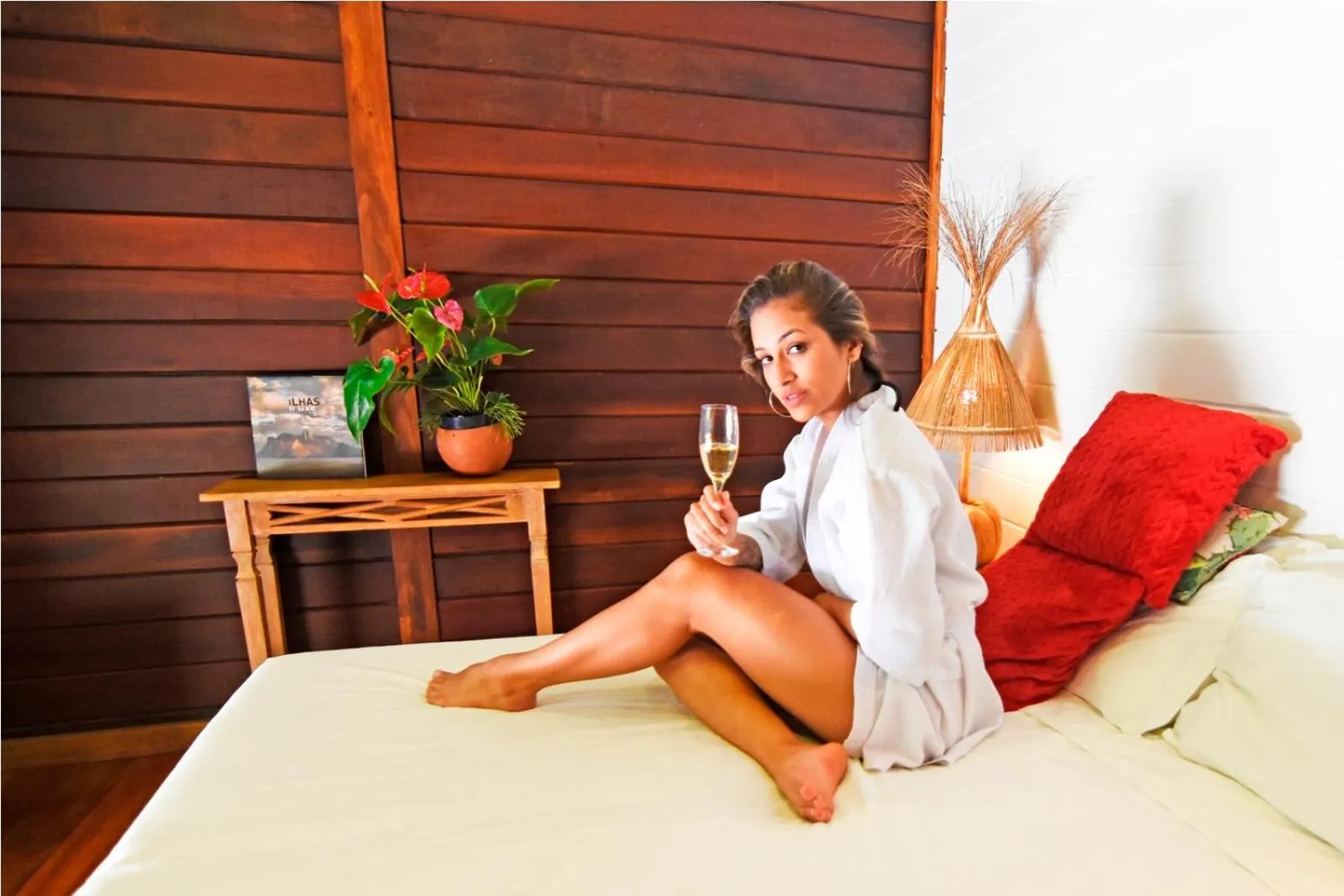 Bed in Pousada Riacho Dos Cambucas