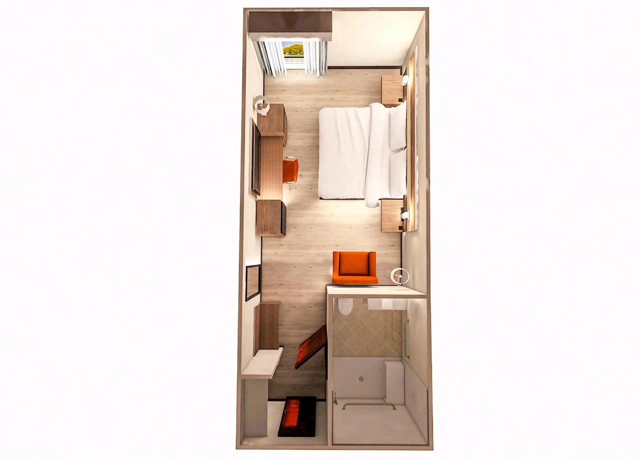Floor plan in Garner Hotel Augusta West by IHG