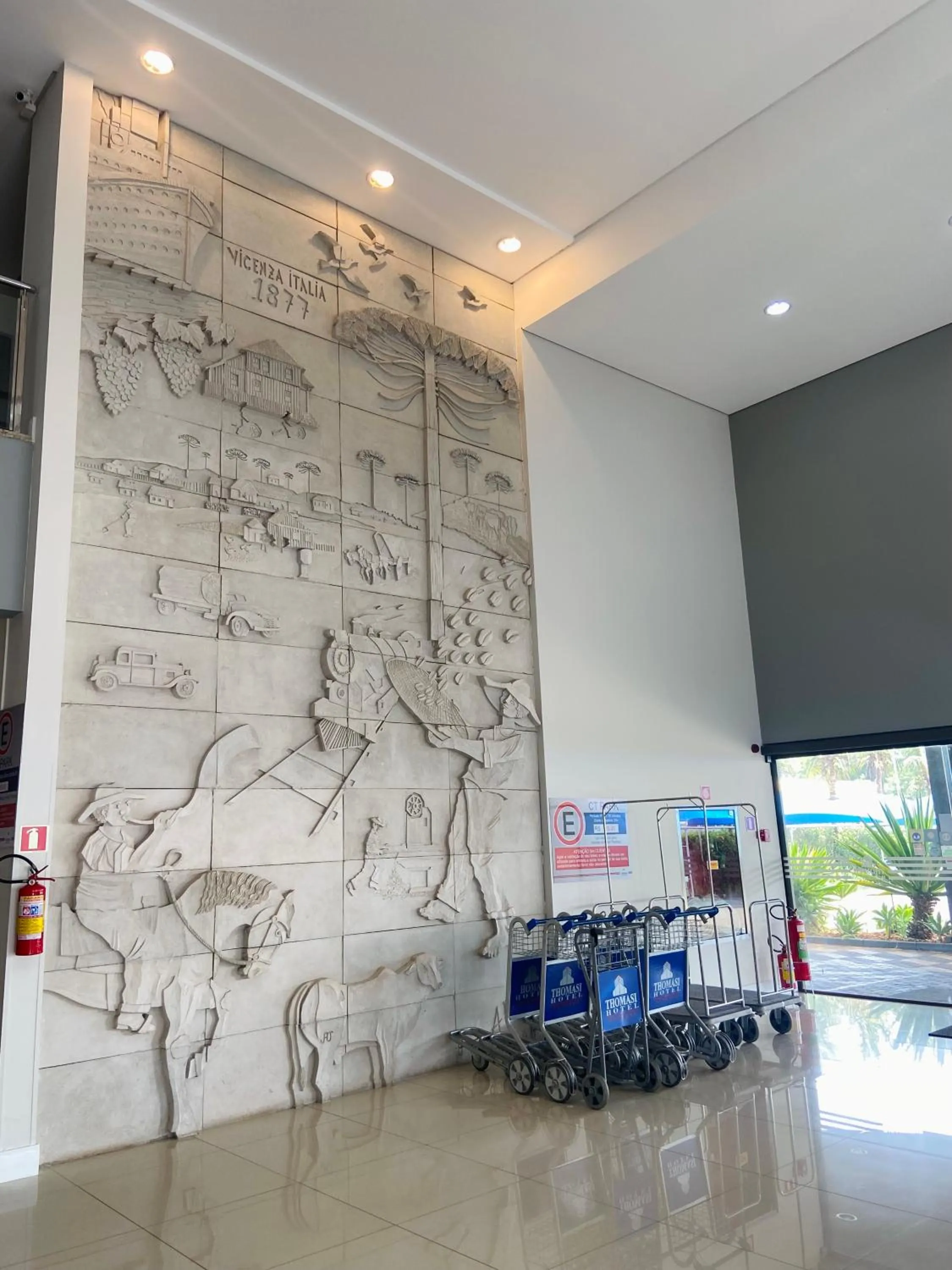 Lobby or reception in Hotel Thomasi Express