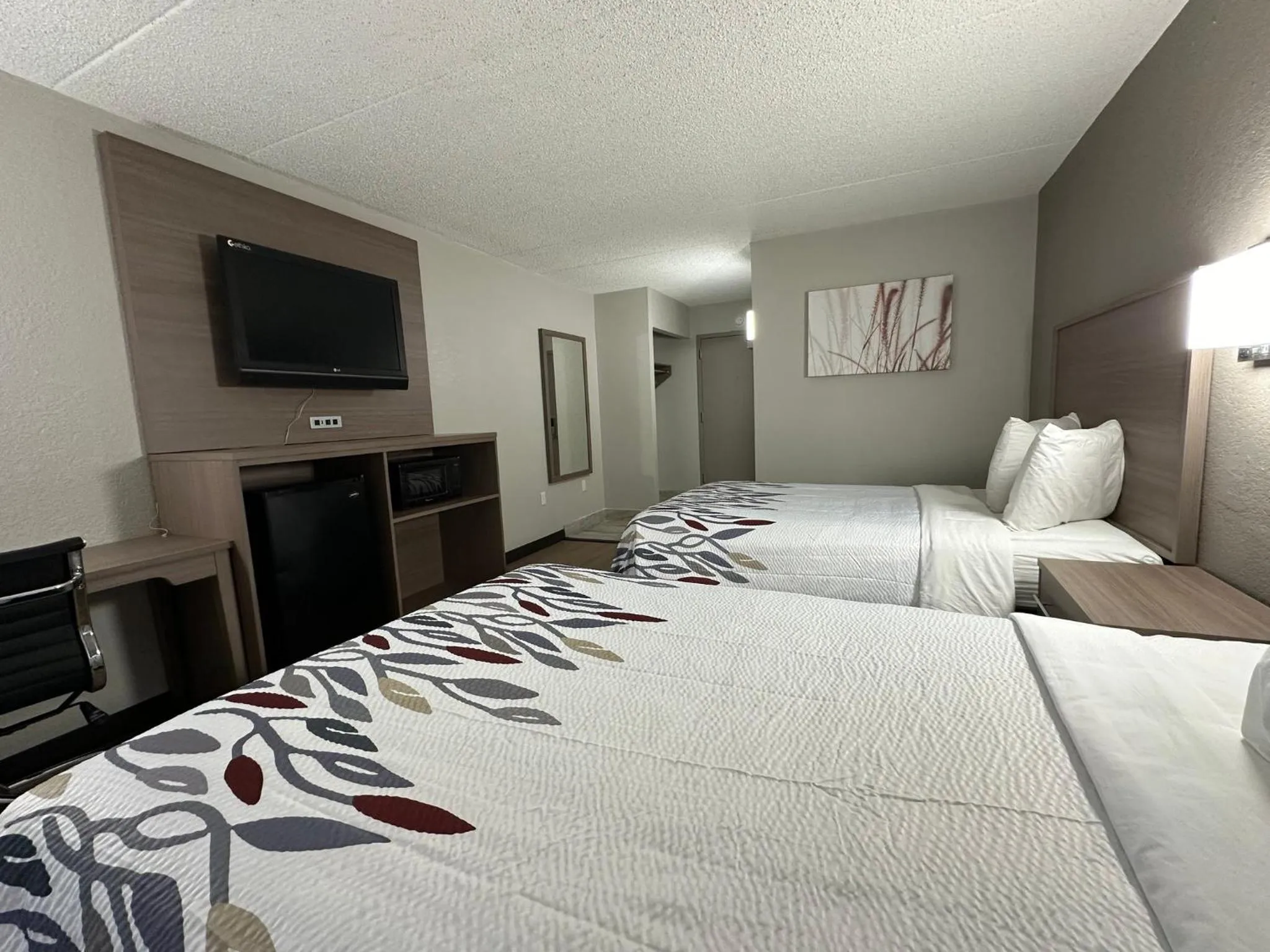 Photo of the whole room, Bed in Red Roof Inn Richmond, VA - W Broad St