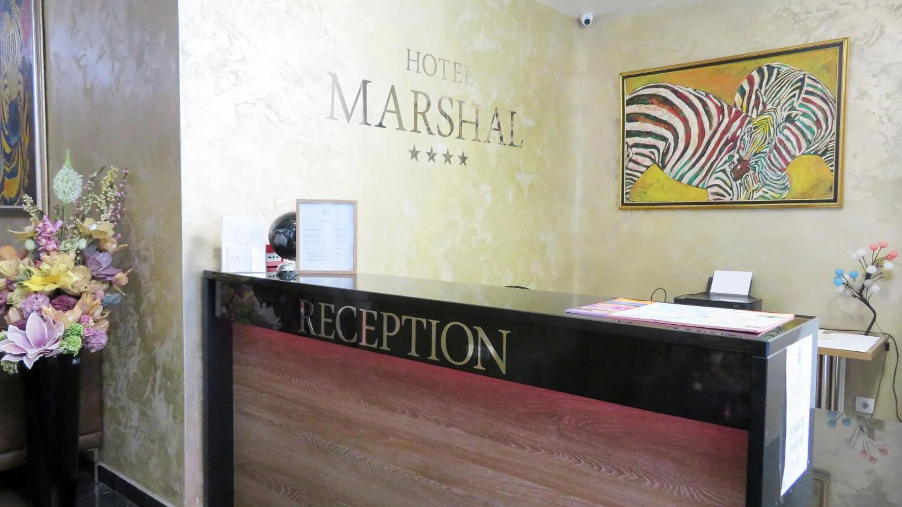 Lobby or reception in Hotel Marshal Garni