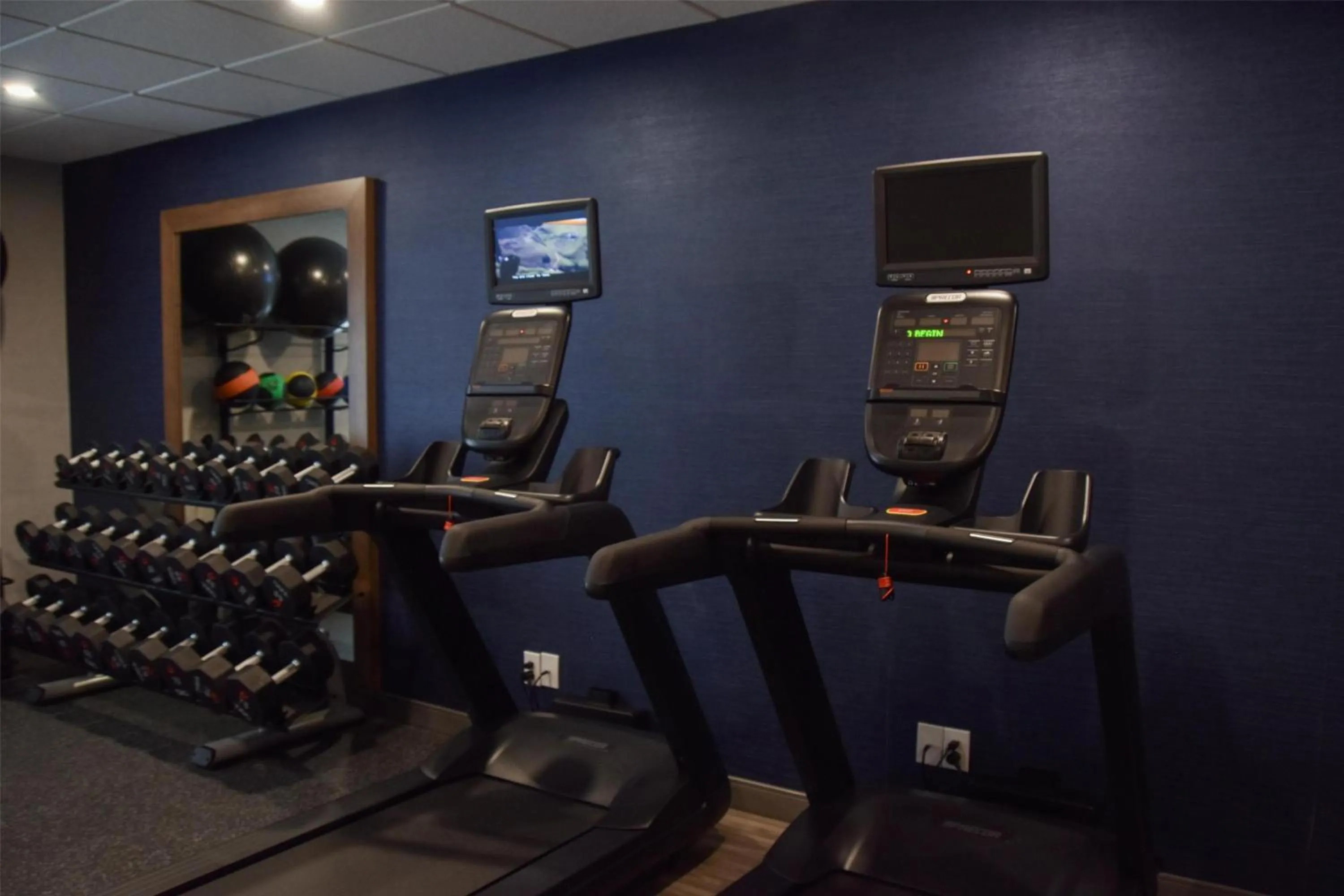 Fitness centre/facilities in Hampton Inn Frankfort