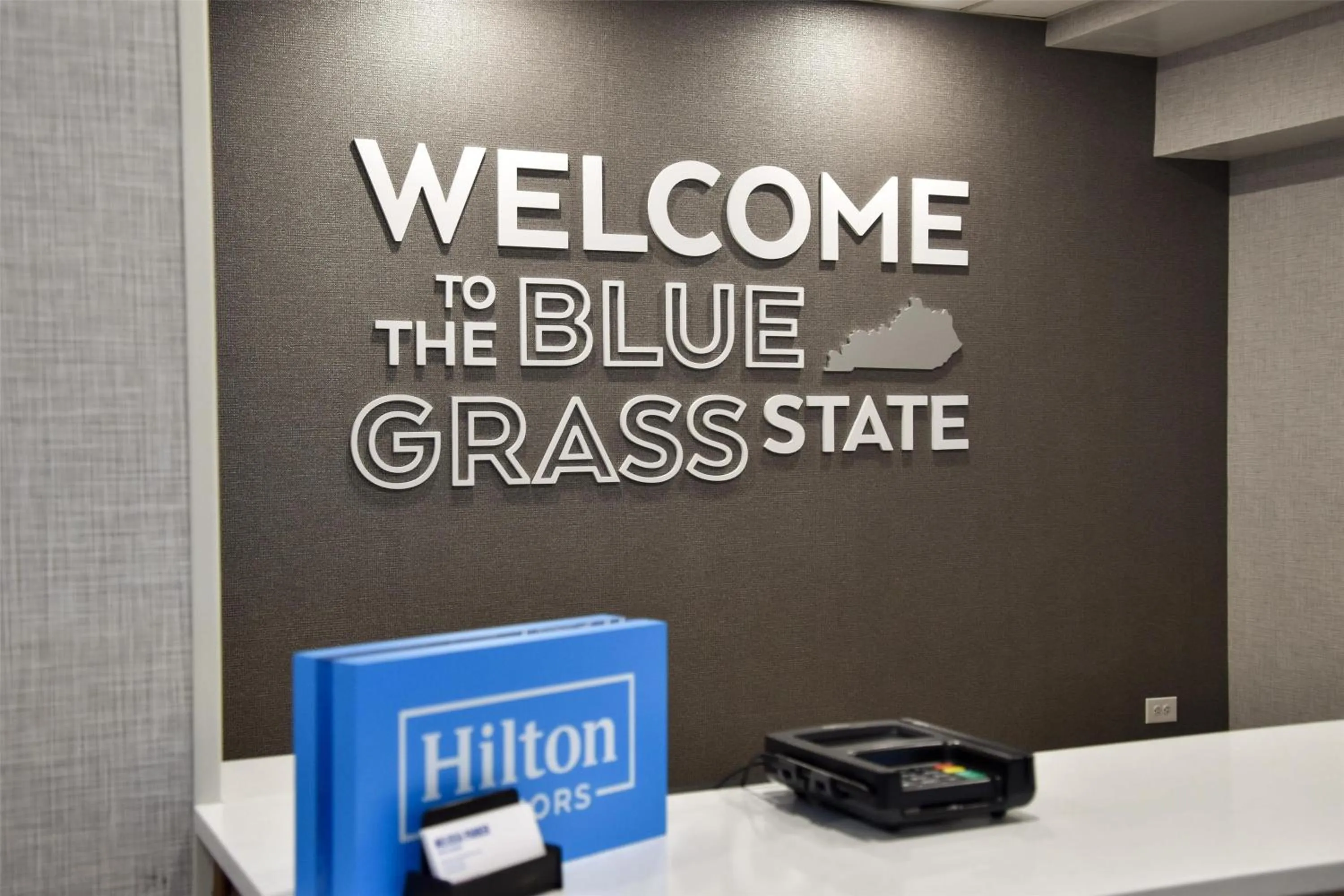 Lobby or reception in Hampton Inn Frankfort