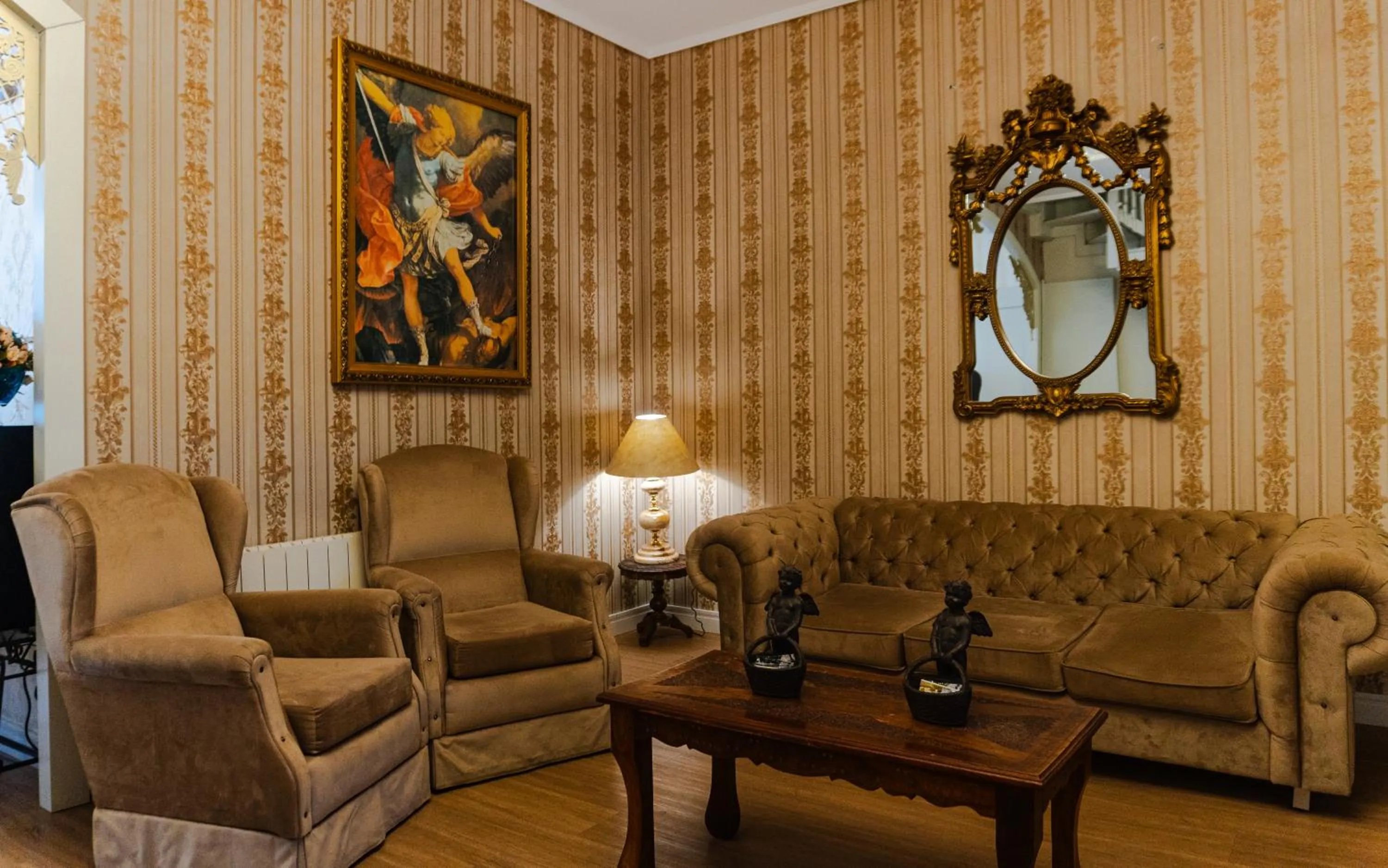 Living room in Pousada dos Anjos