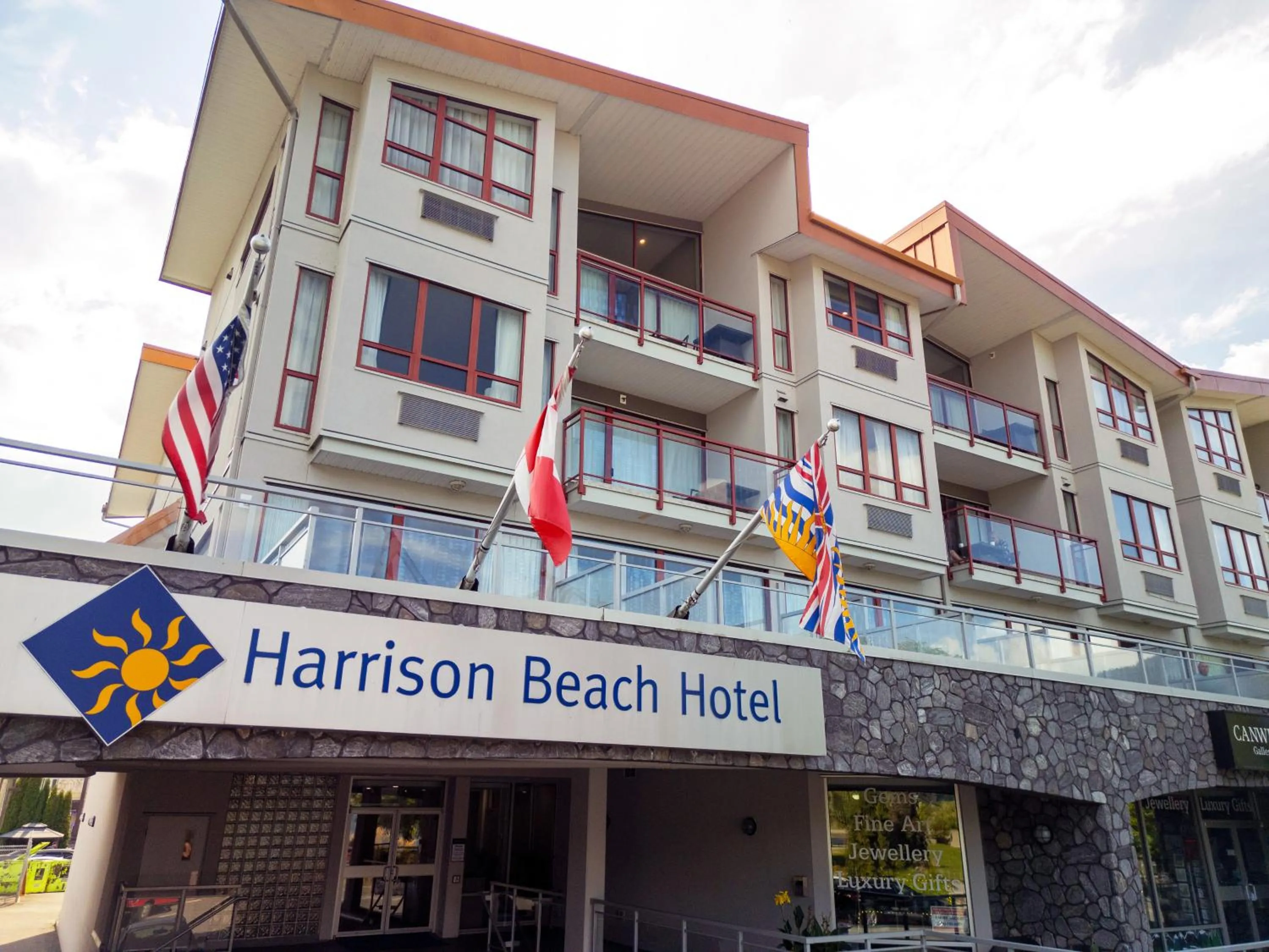 Property building in Harrison Beach Hotel