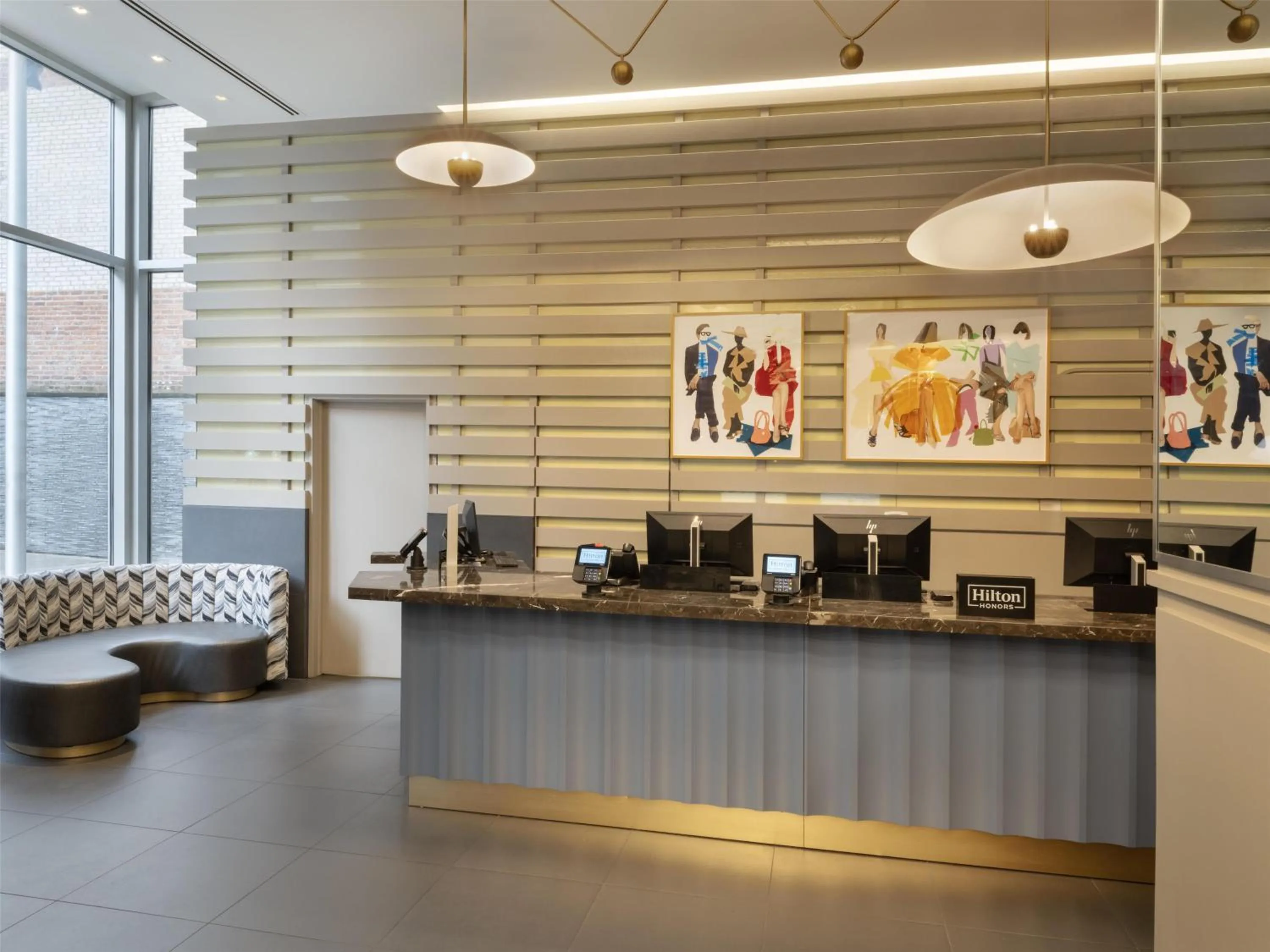 Lobby or reception in Hilton New York Fashion District