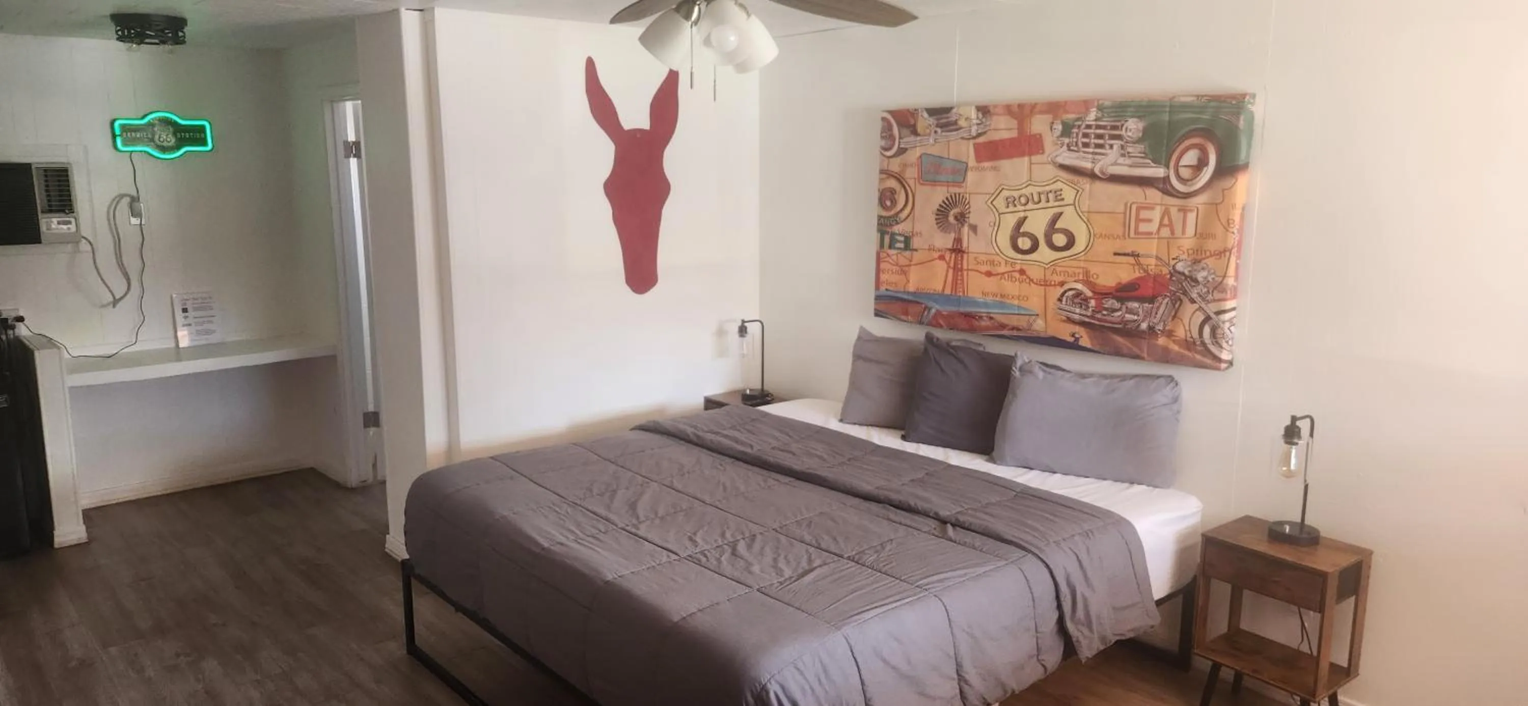 Bed in Brad's Desert Inn