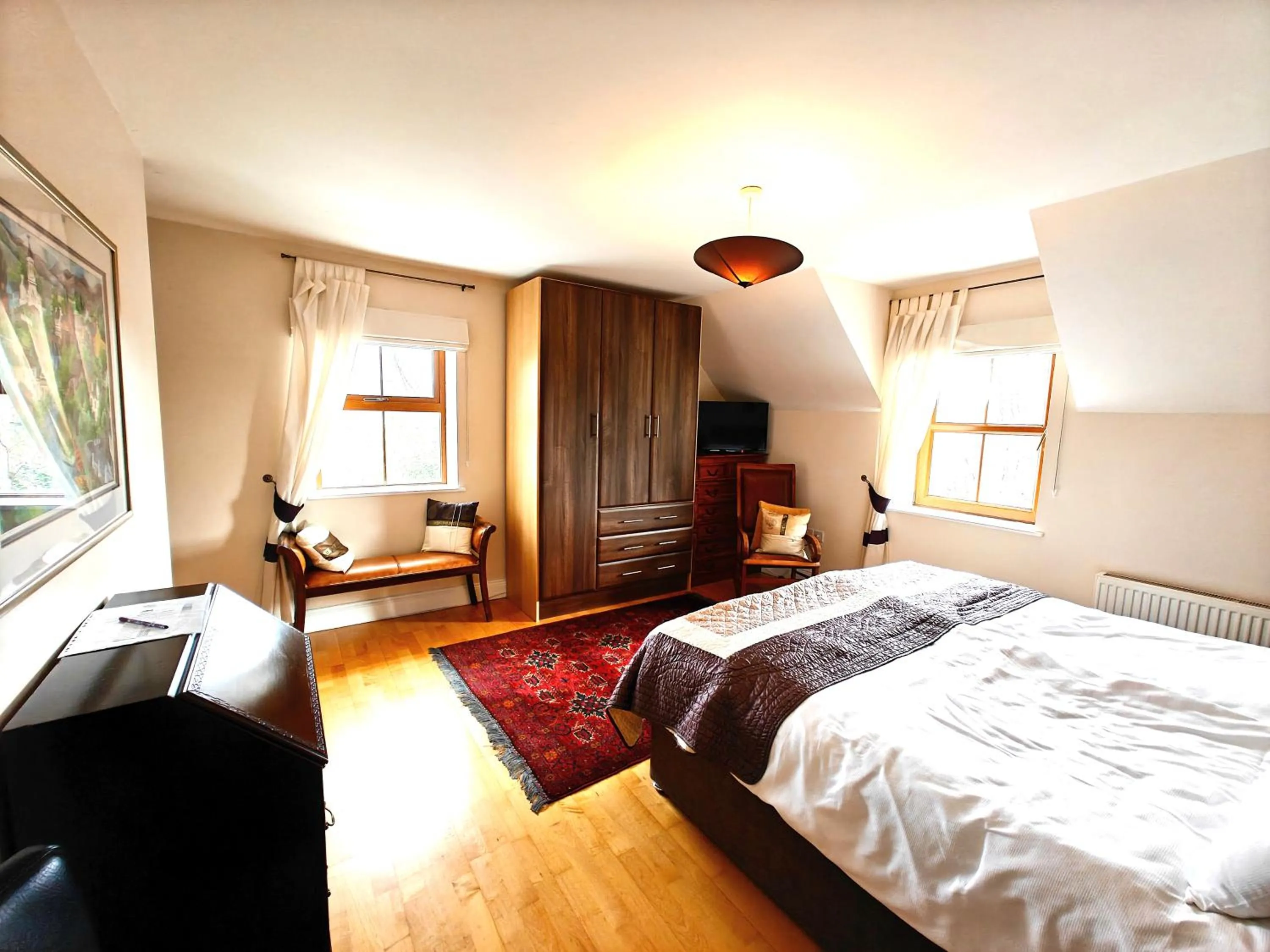 Living room, Bed in Álaind Lodges, Sneem