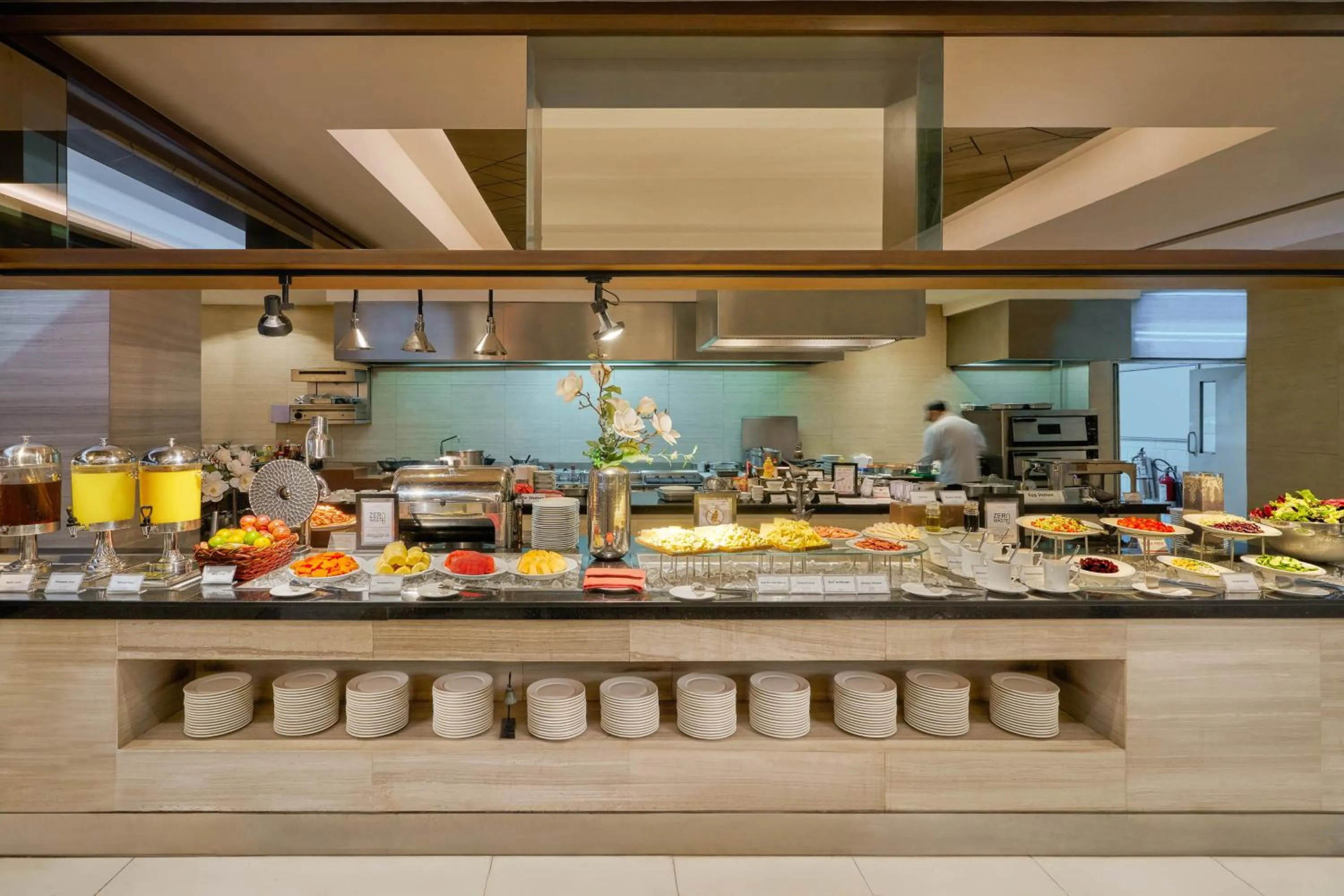 Buffet breakfast in AETAS lumpini