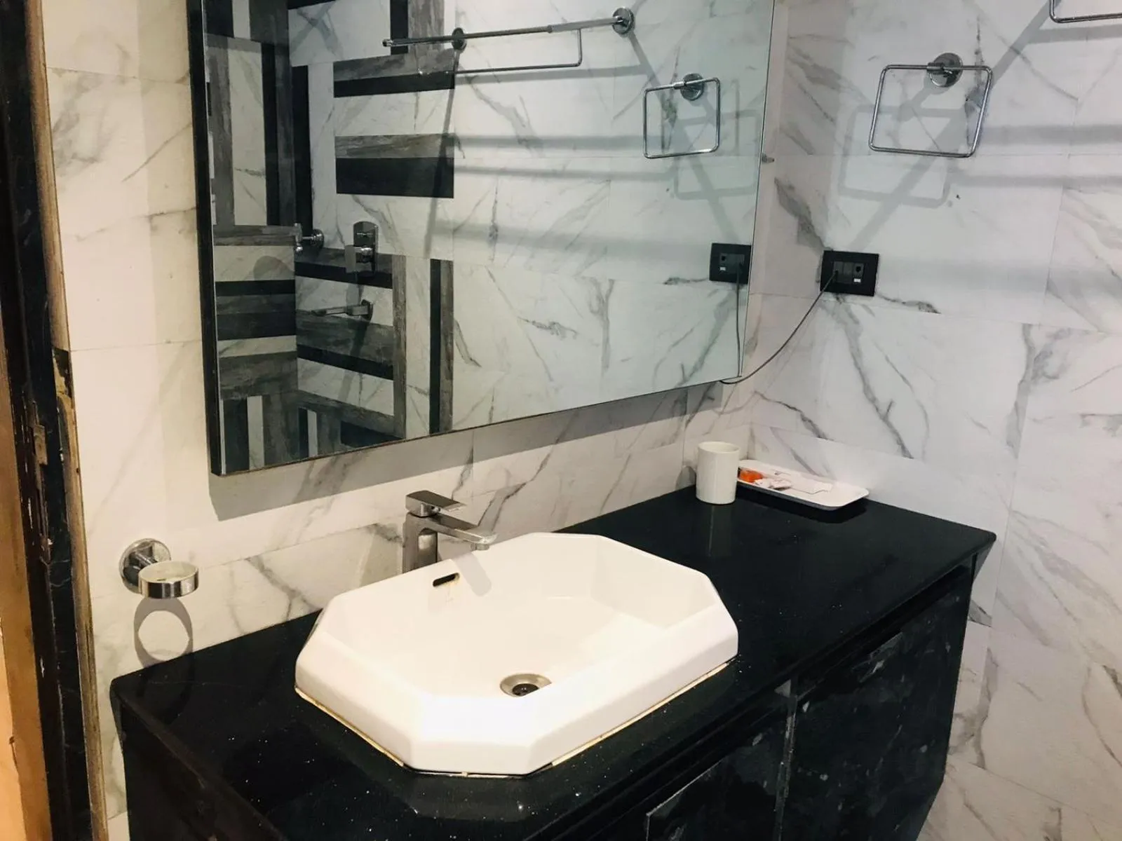 Bathroom in Pallavi International