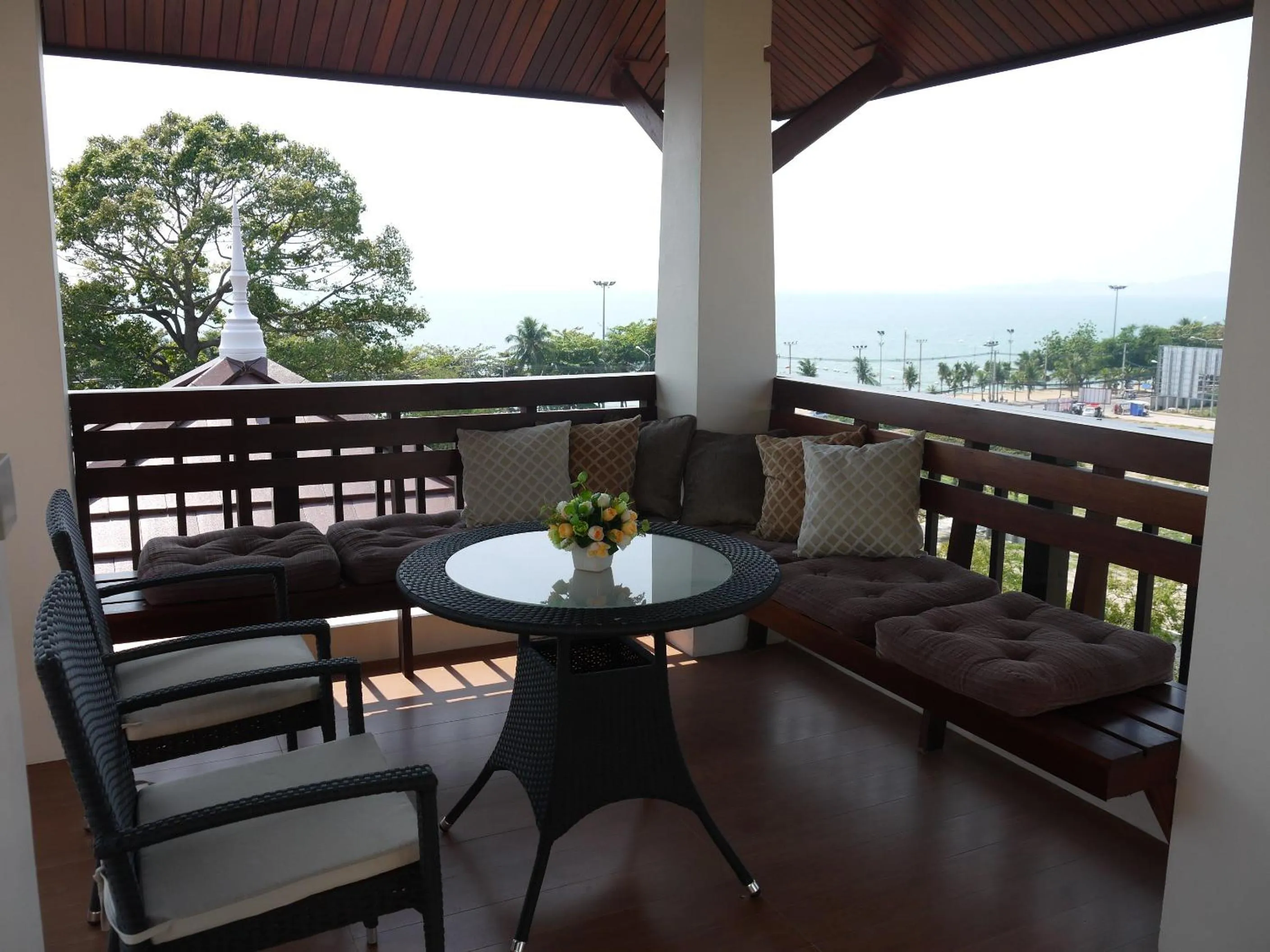 Balcony/Terrace in Jomtien Beach Penthouses