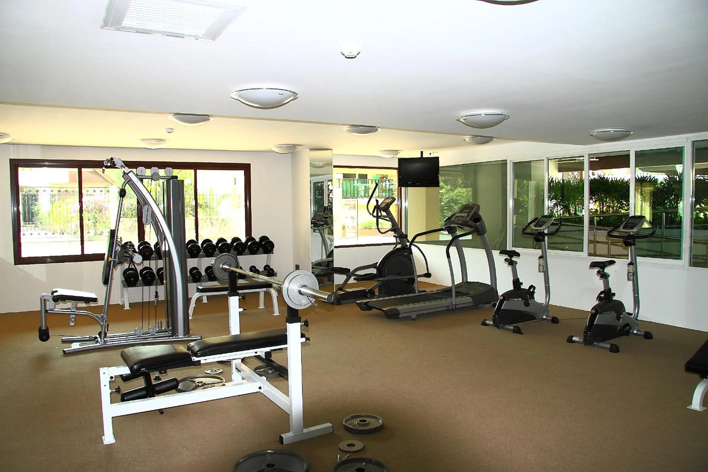Fitness centre/facilities in Jomtien Beach Penthouses