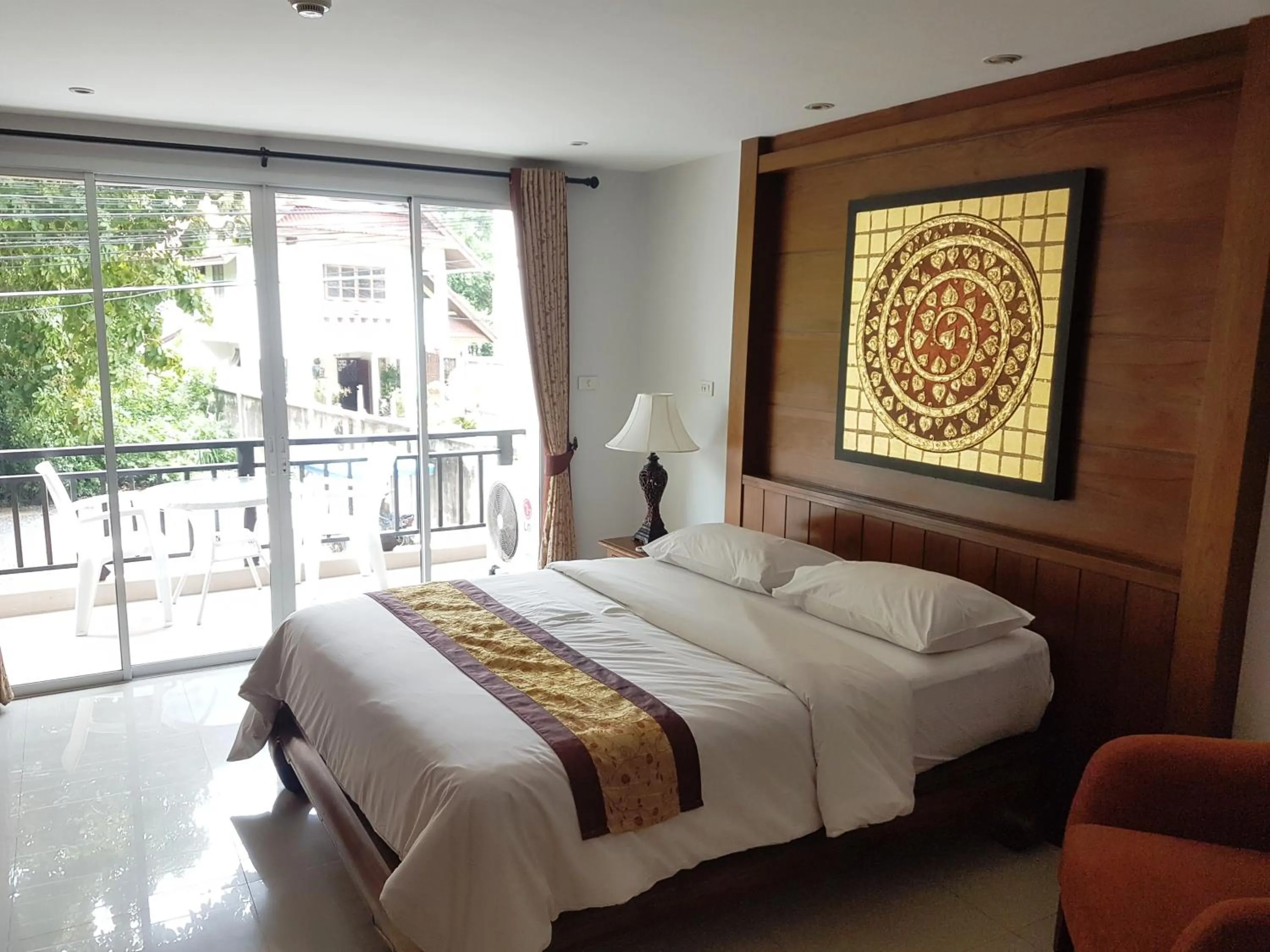 Bed in Jomtien Beach Penthouses