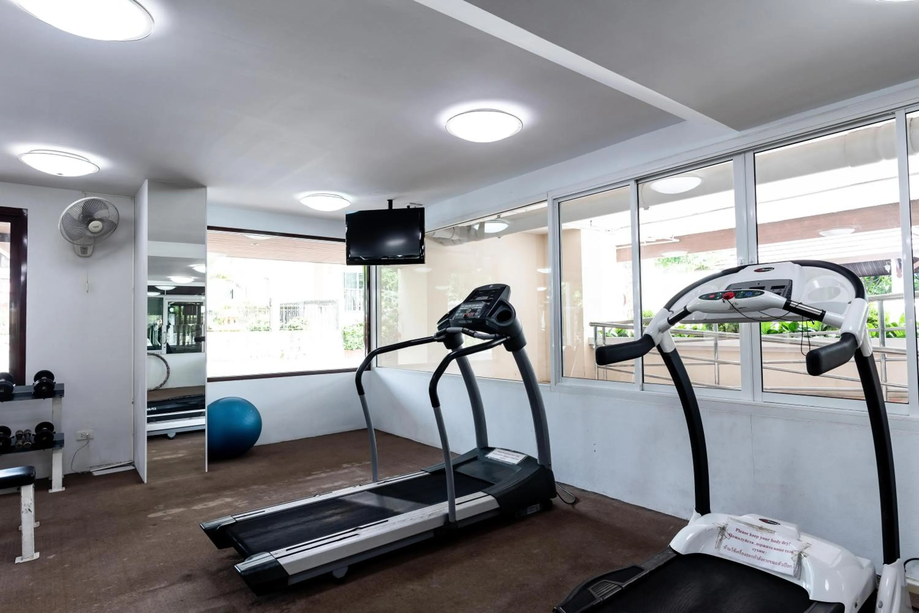 Fitness centre/facilities in Jomtien Beach Penthouses