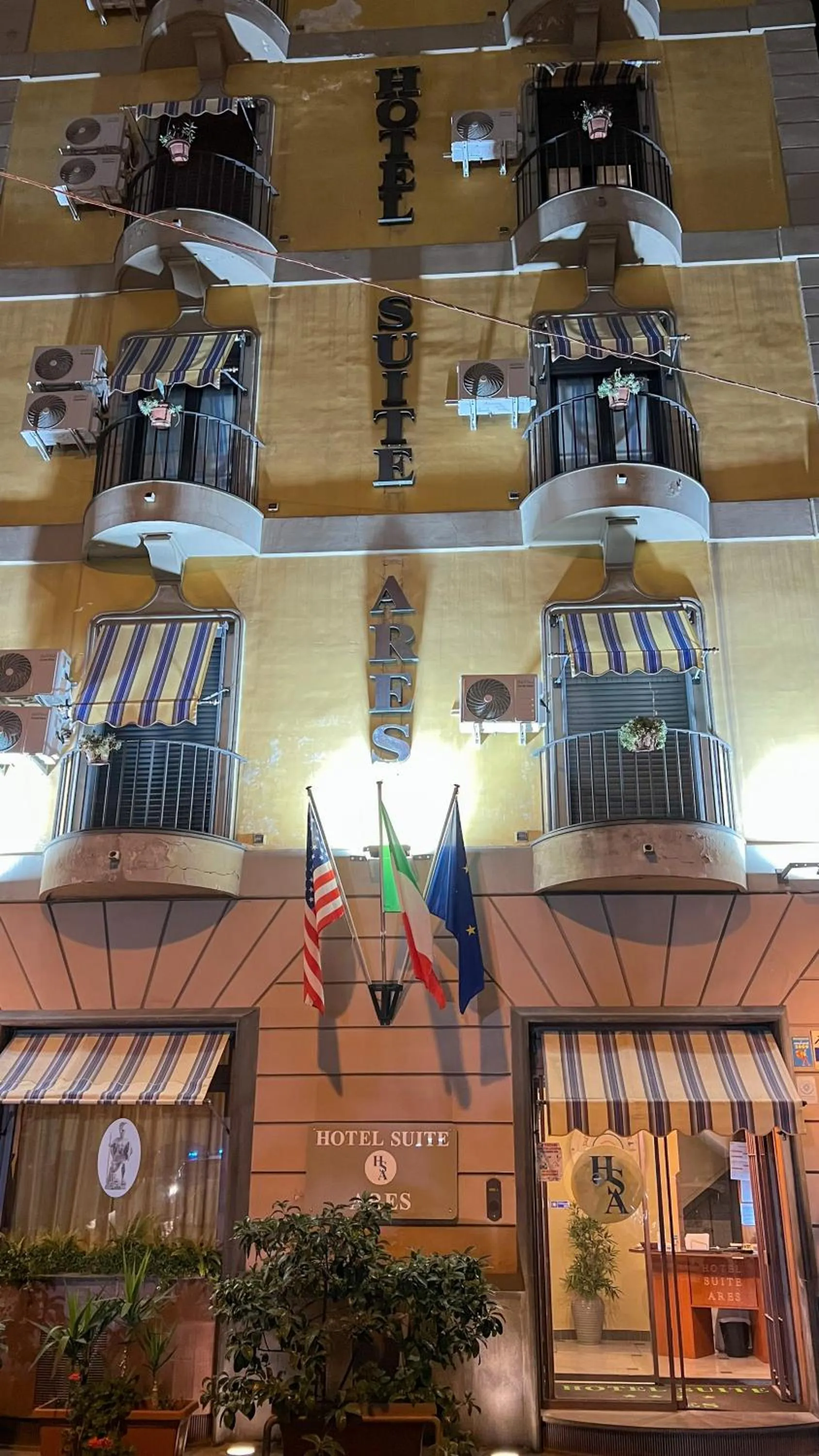 Property building in Hotel Suite Ares