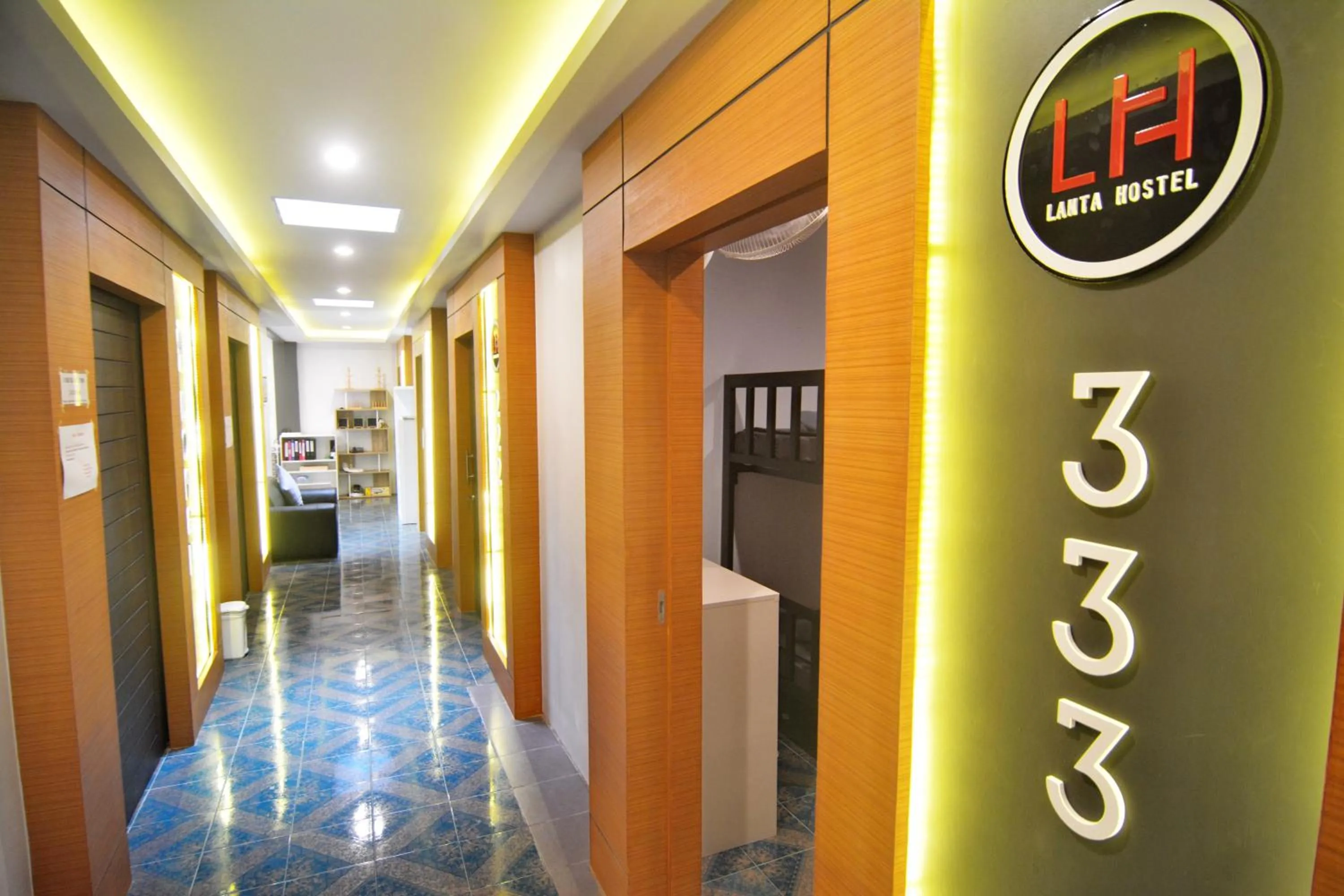 Decorative detail in Lanta Hostel