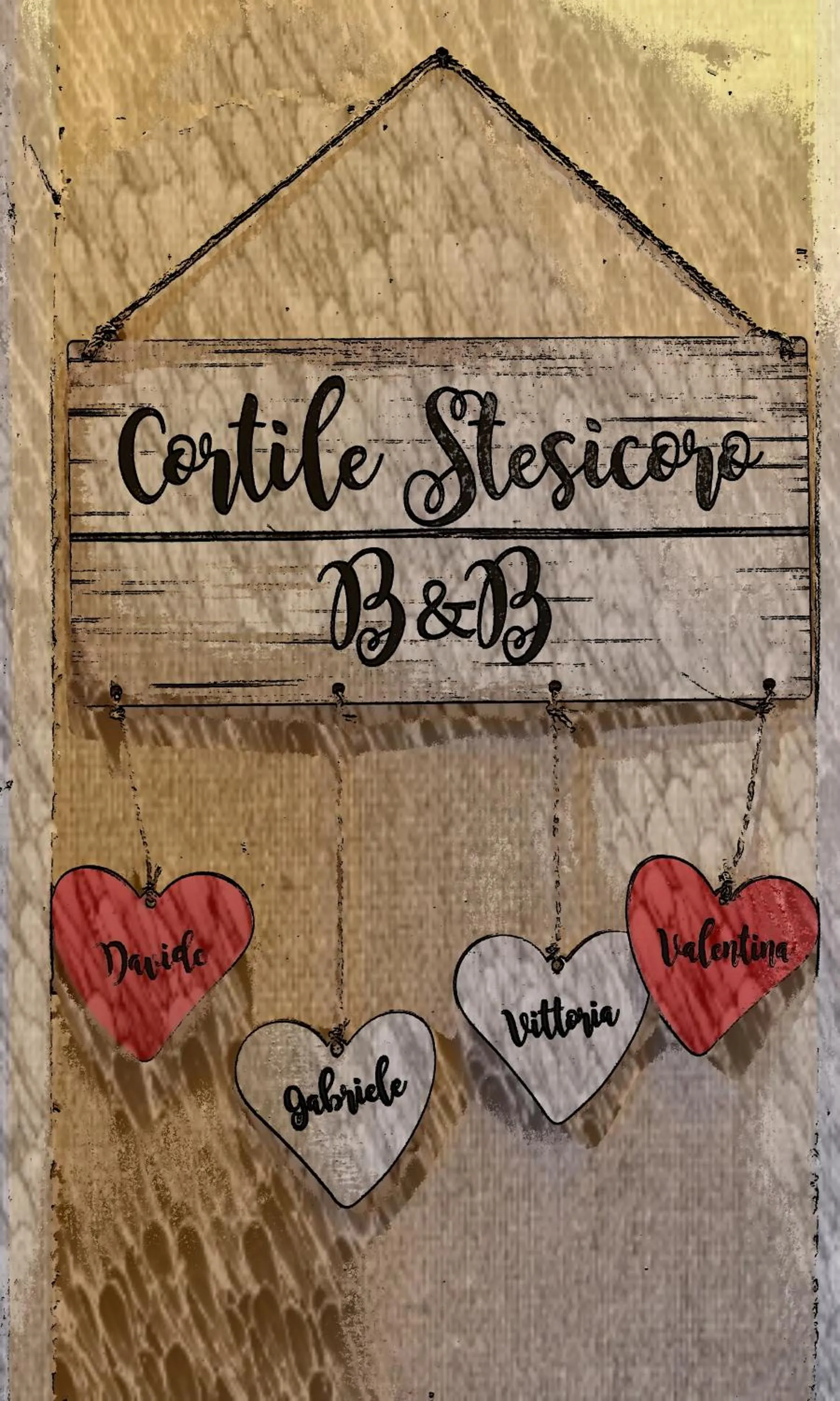 Logo/Certificate/Sign in Cortile Stesicoro