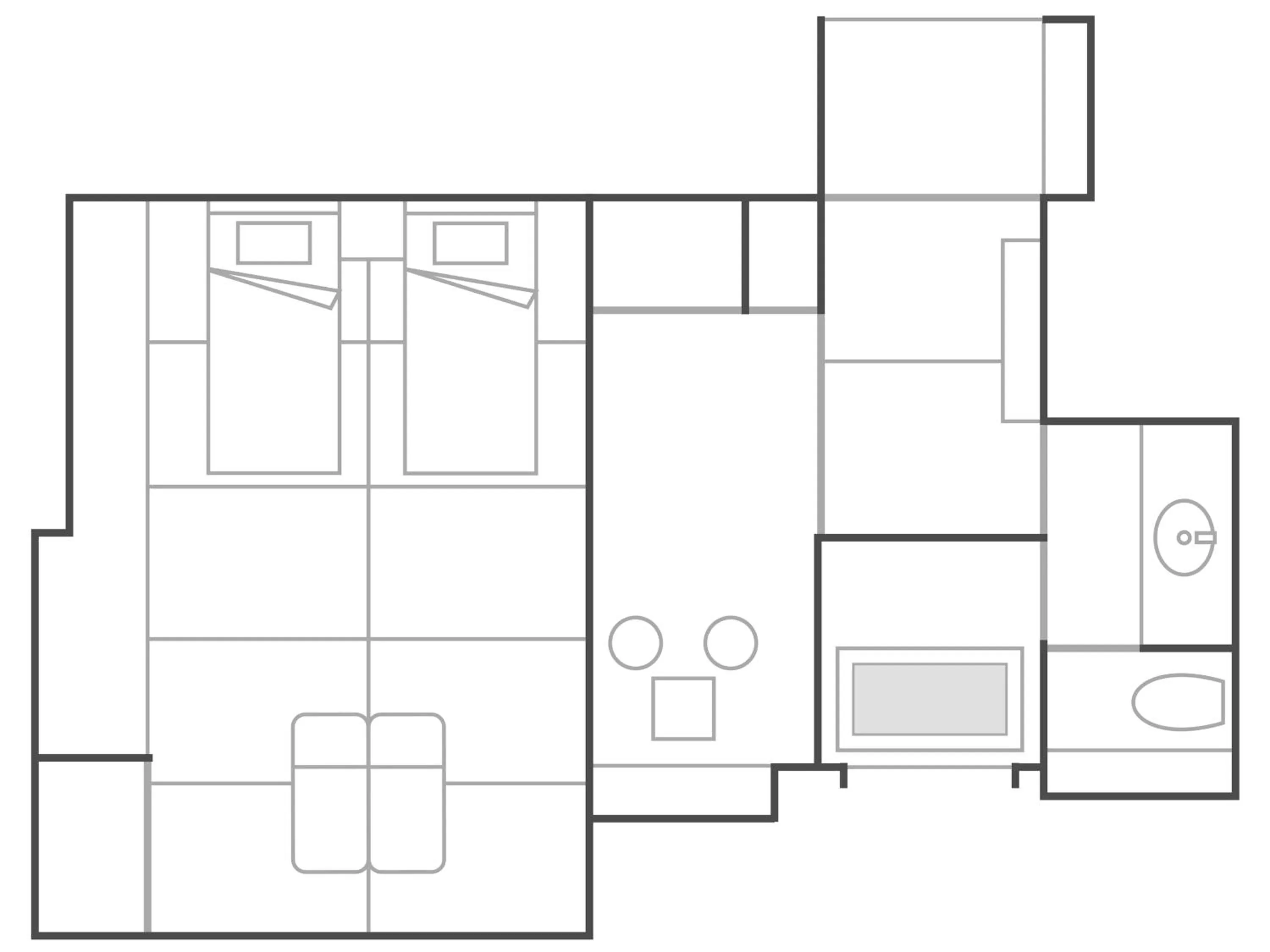 Photo of the whole room in Kyousen