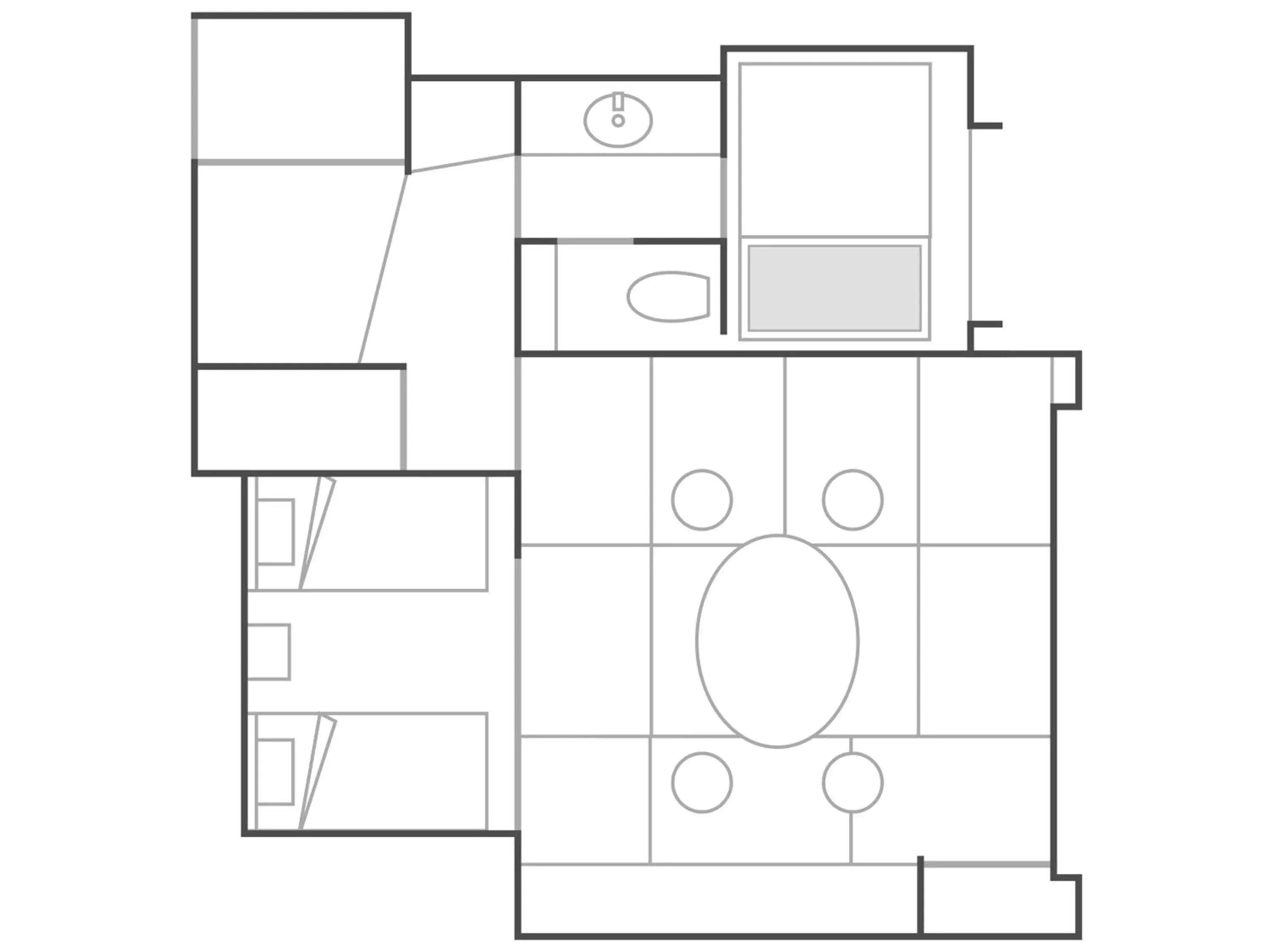 Basic Triple Room - single occupancy in Kyousen Basic Triple Room - single occupancy in Kyousen